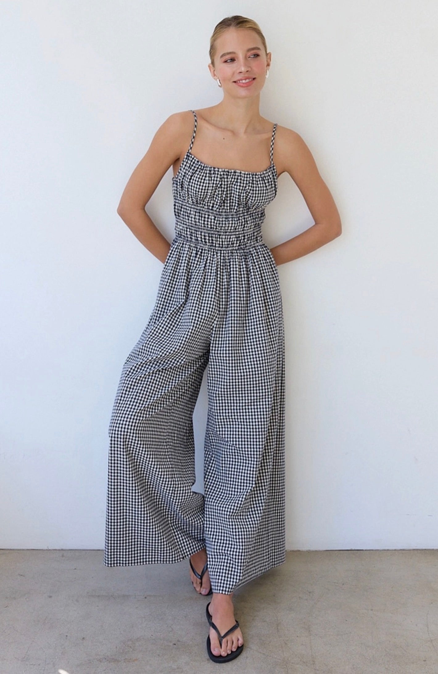 Chelsea Gingham Jumpsuit