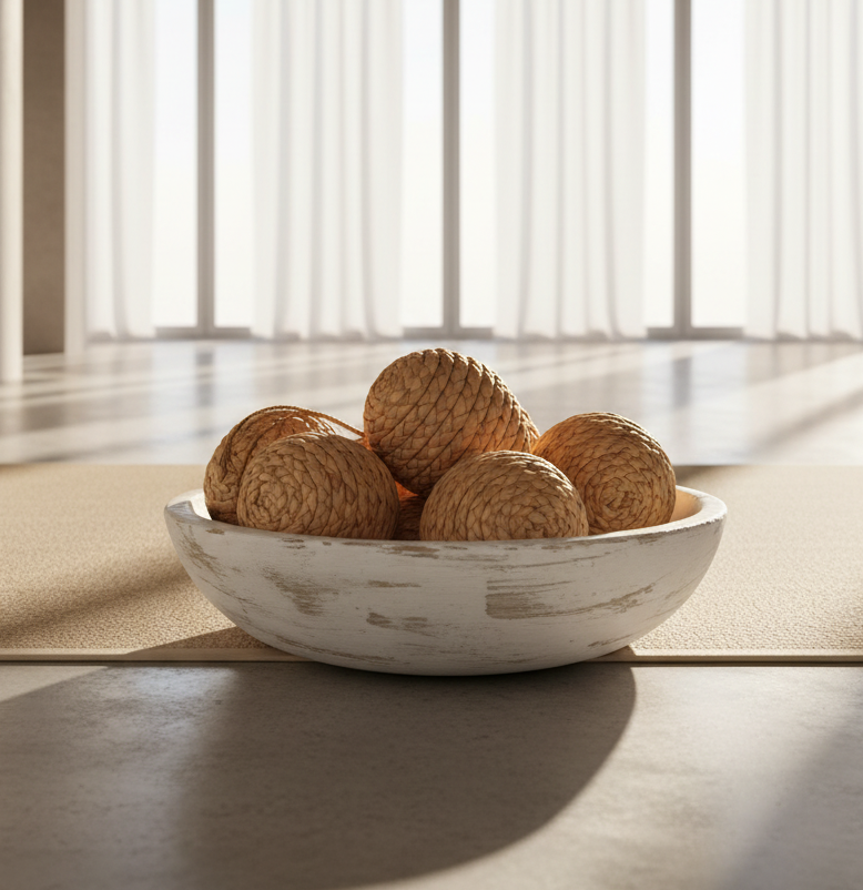 5" Woven Basket Eggs