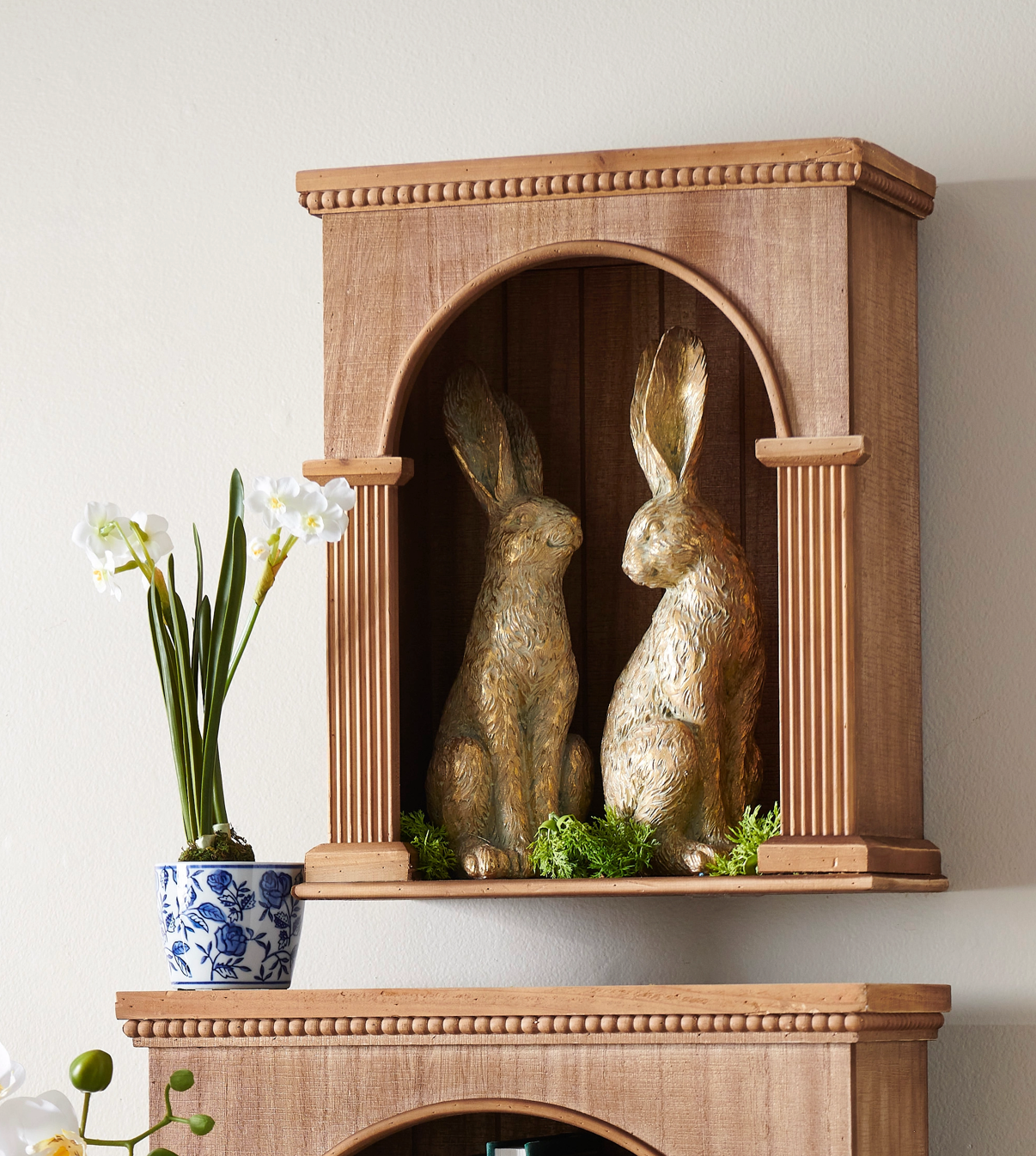 14" White Paperwhite Drop In