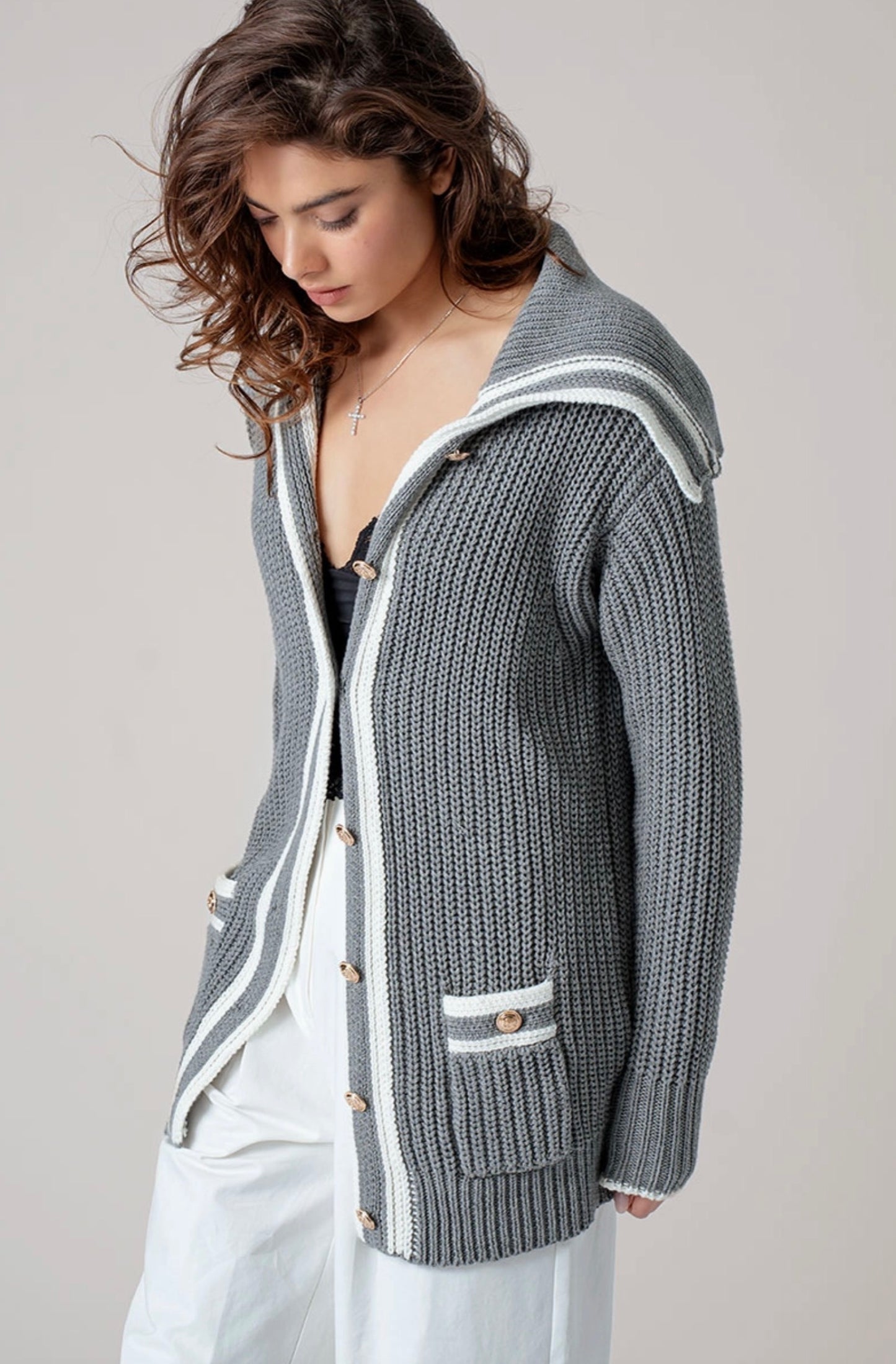 Come Sail Away Cardigan