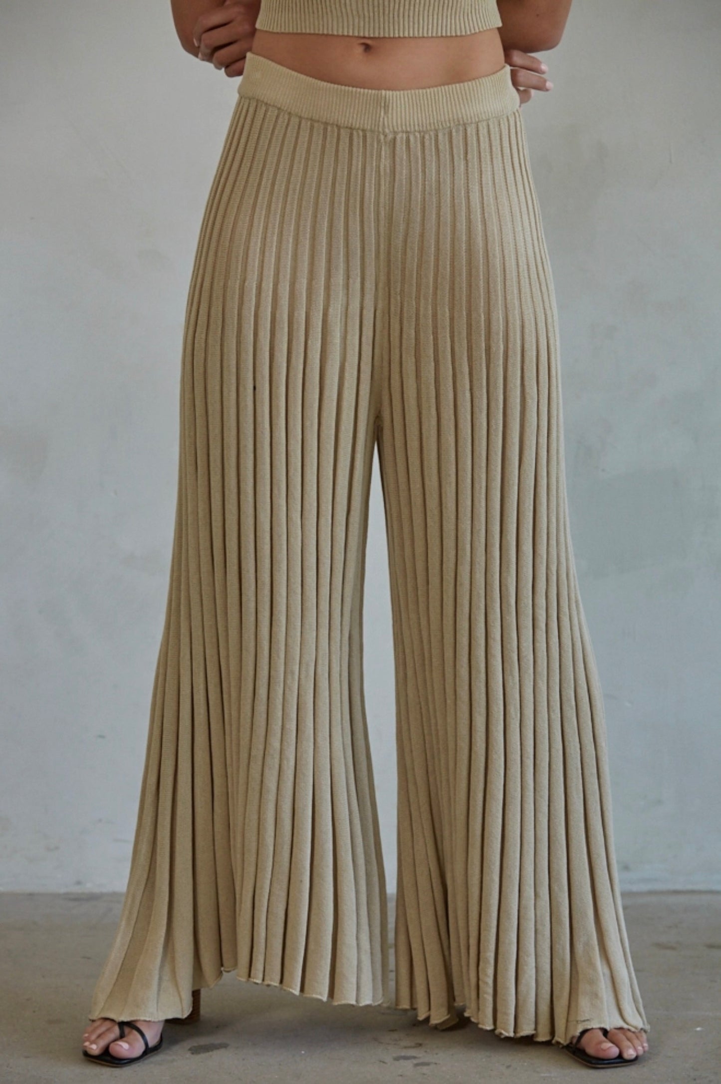 Fiona Wide Leg Sweater Pants