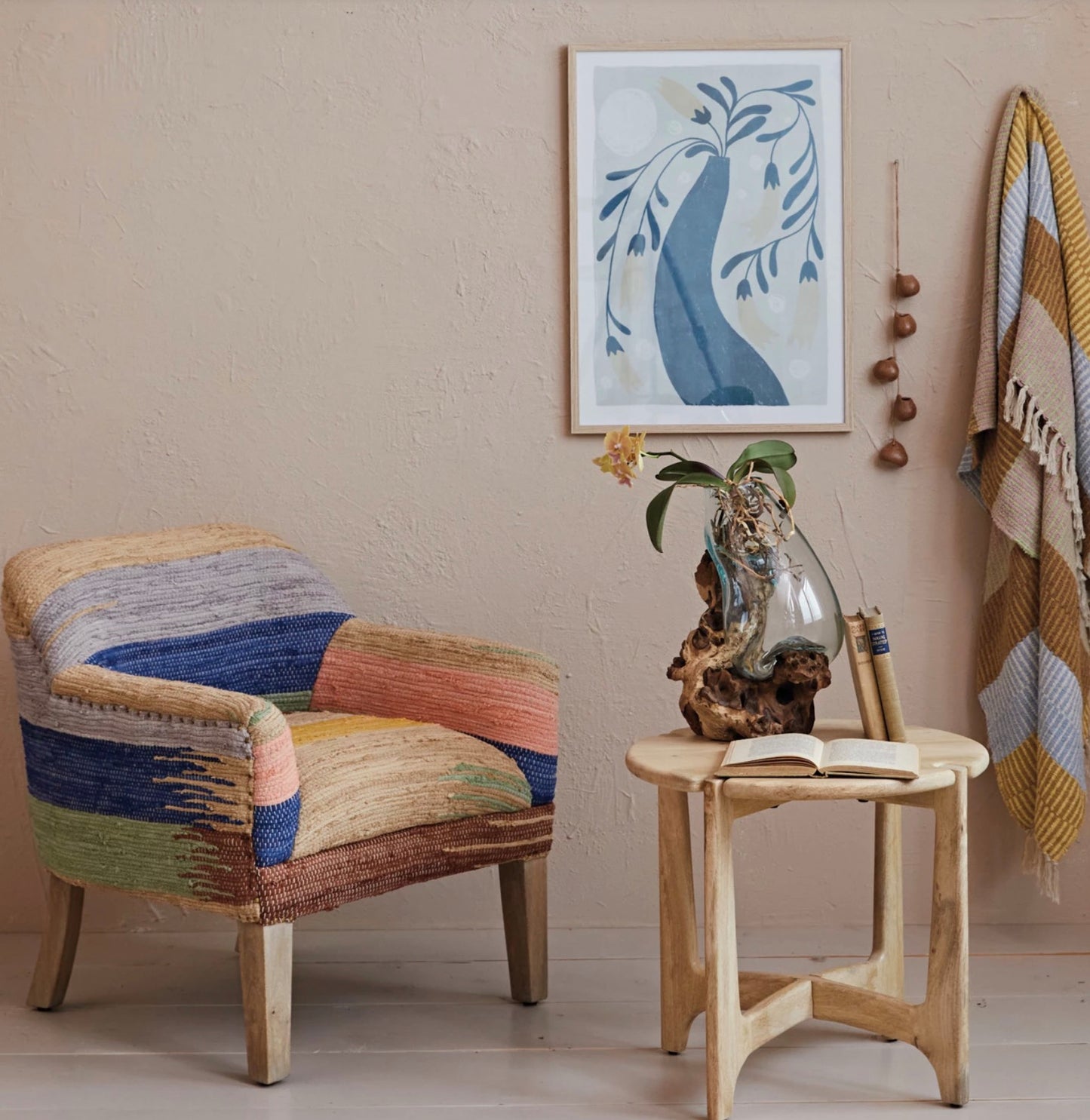 Santorini Sunrise Upholstered Chair