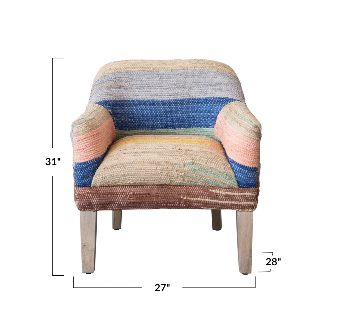 Santorini Sunrise Upholstered Chair