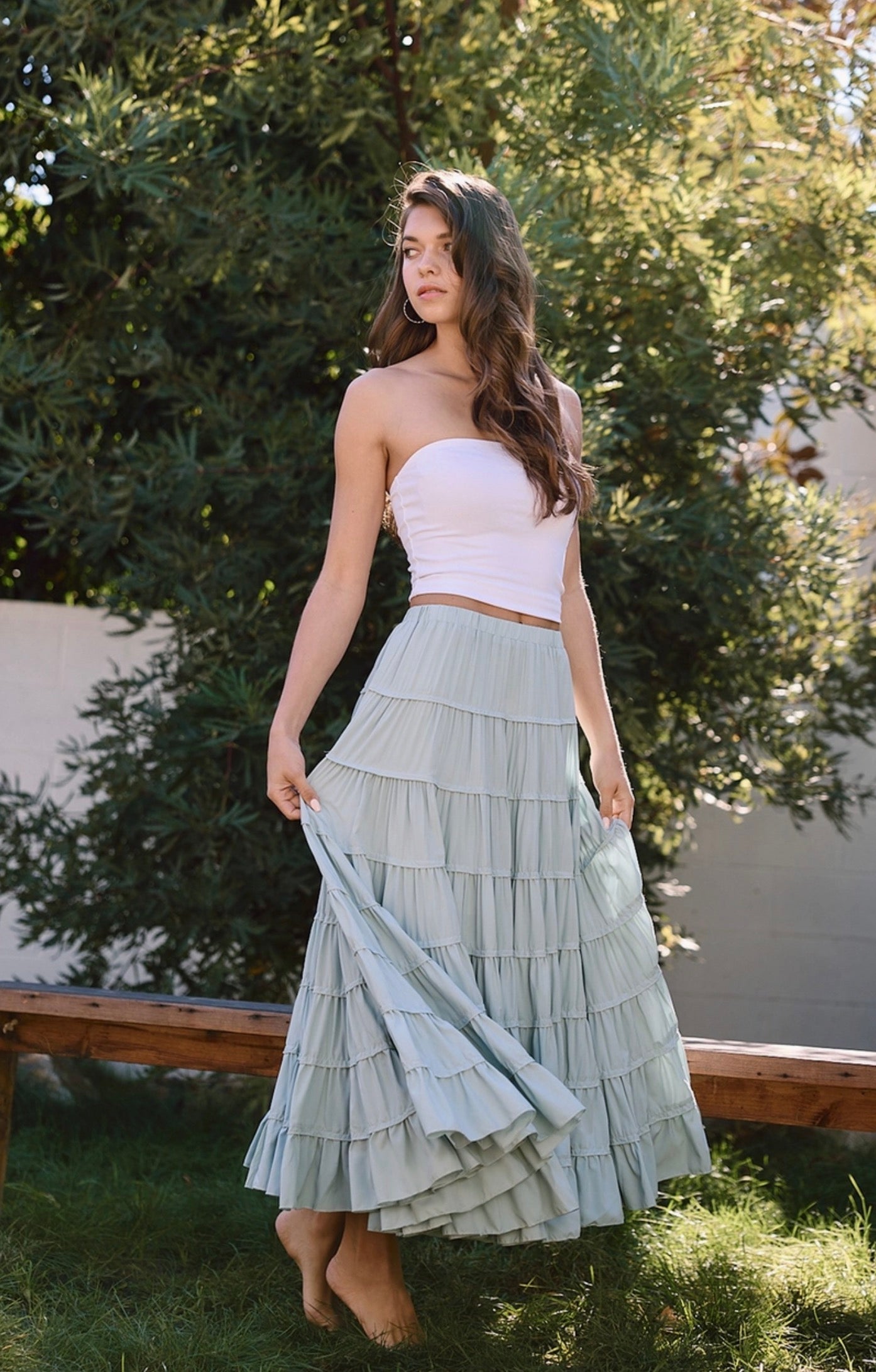 Dahlia Tiered Skirt - Two Colors