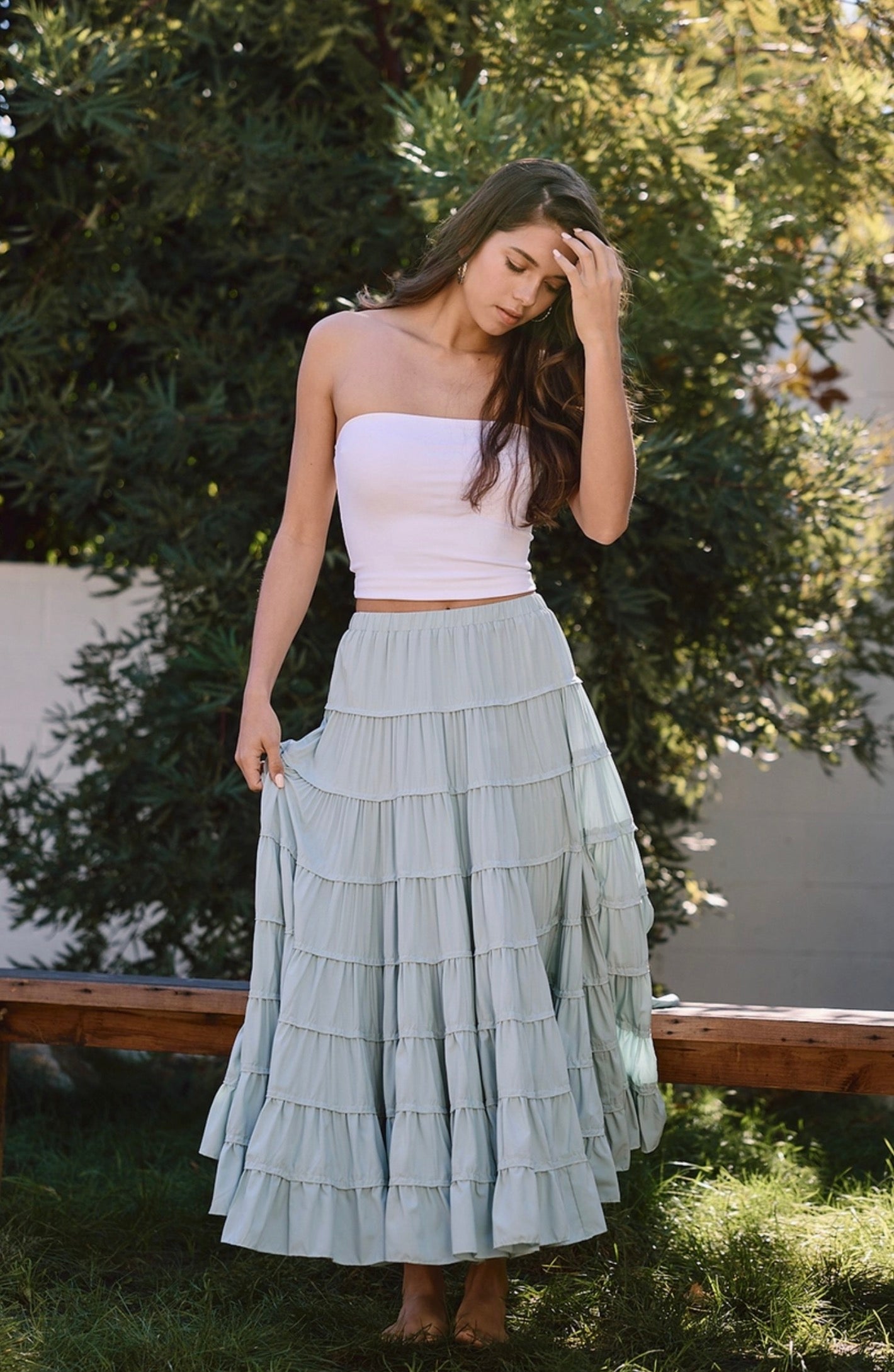 Dahlia Tiered Skirt - Two Colors