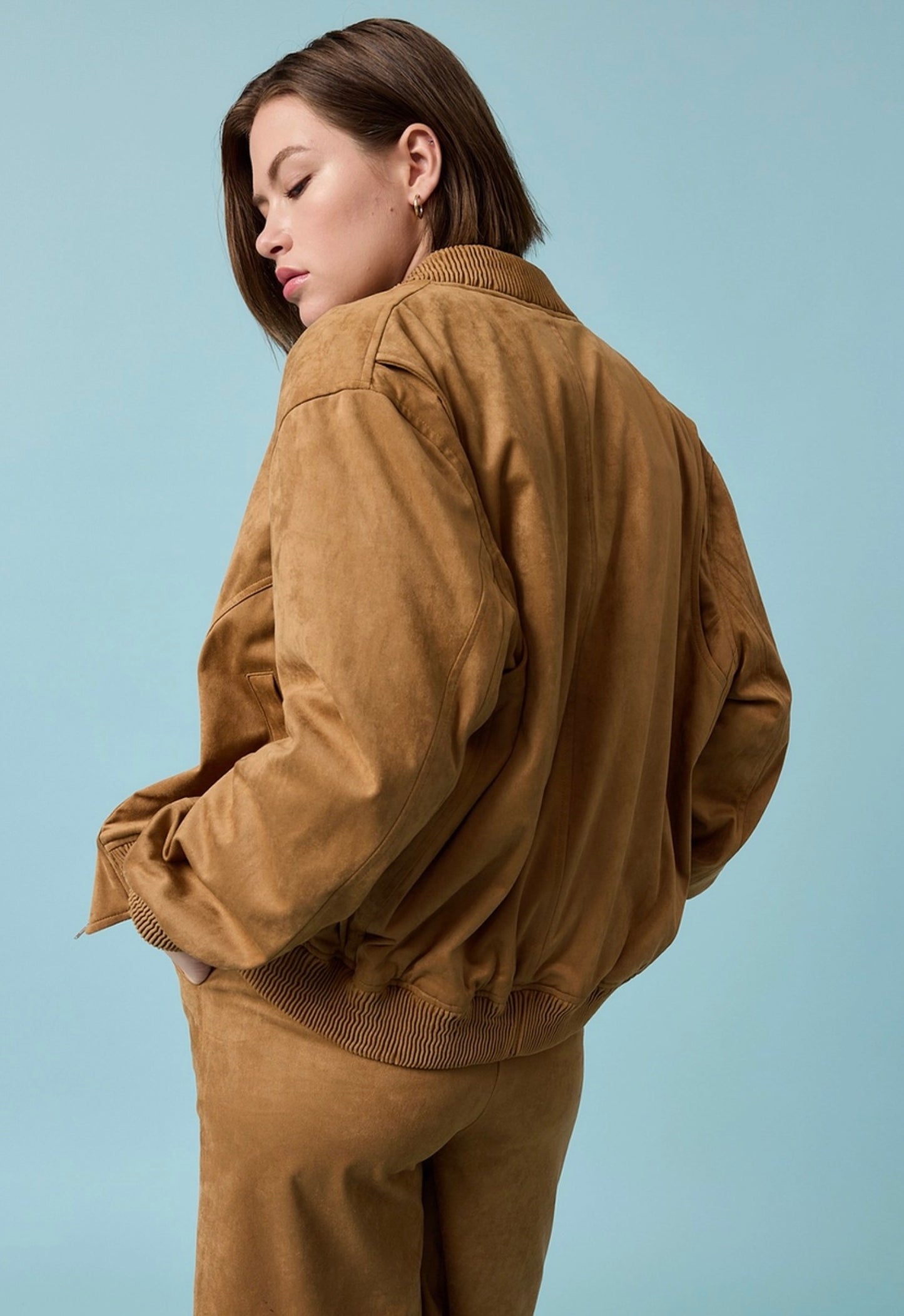 Josephine Suede Blouson Jacket