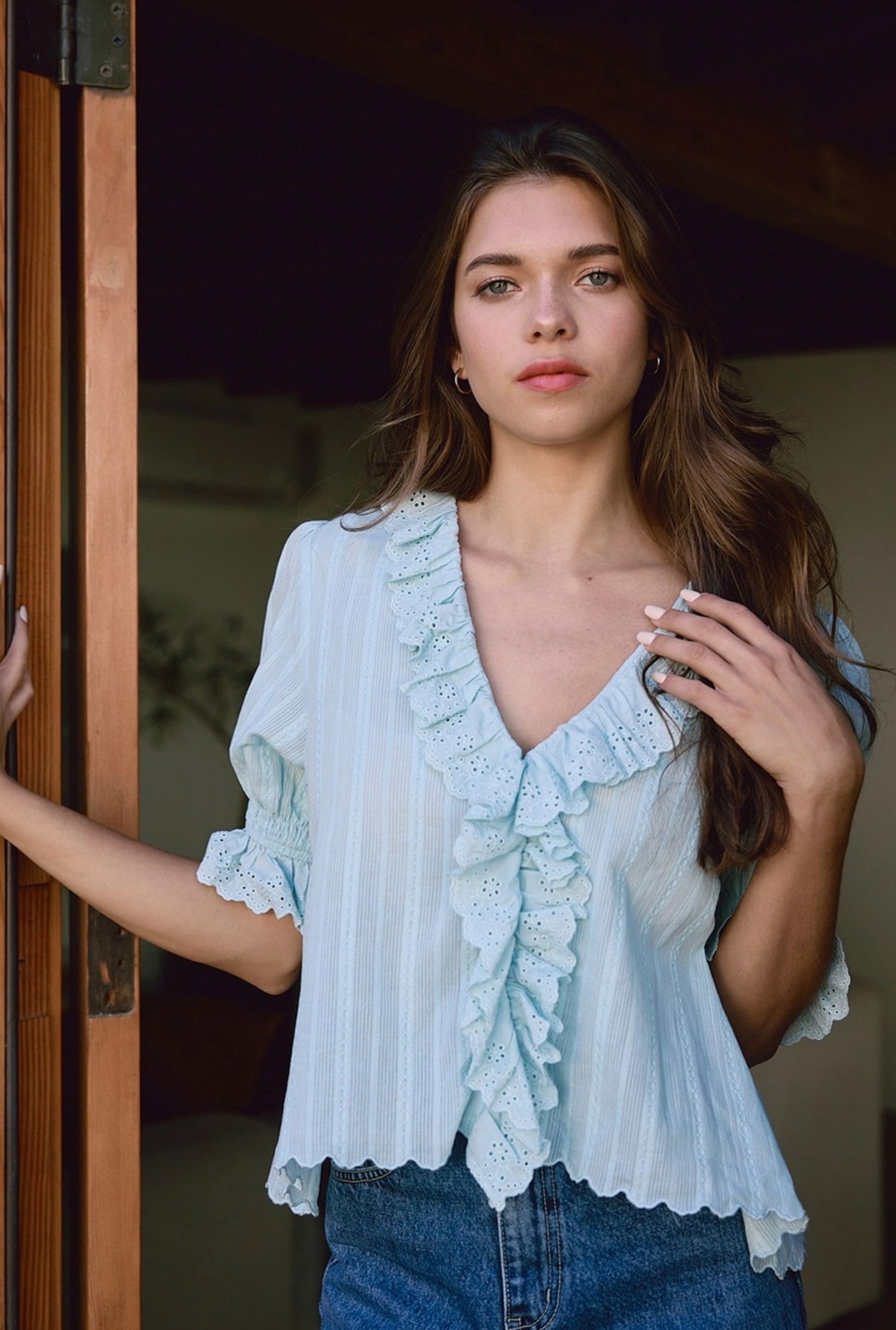 Harmony Ruffle Blouse