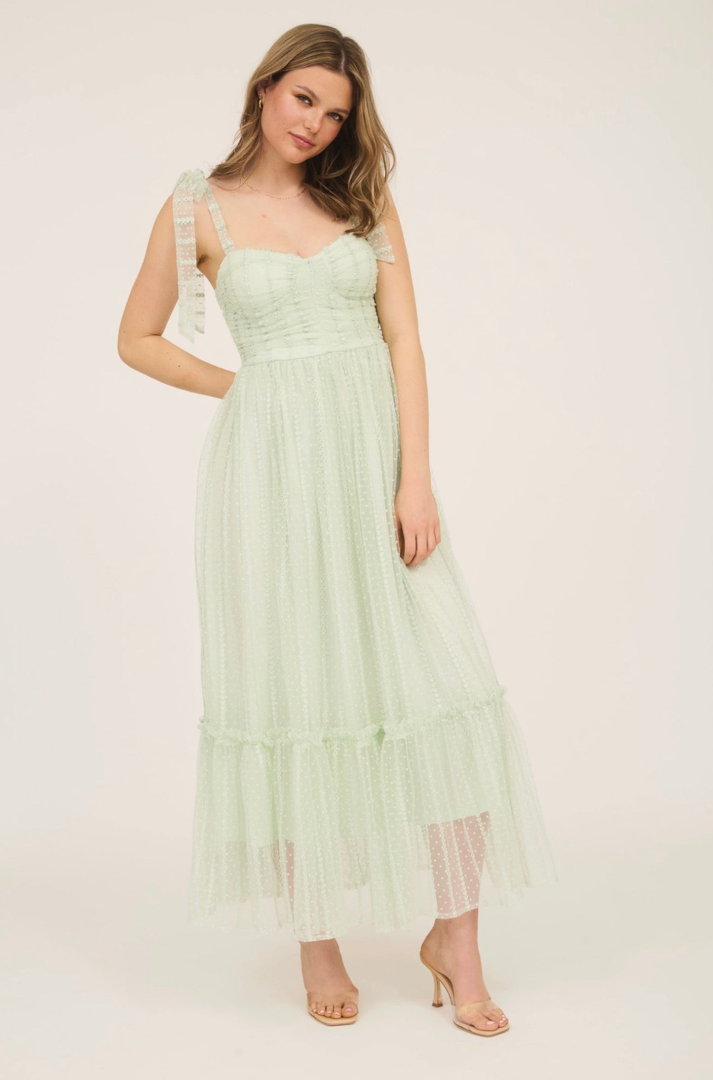 Portia Chiffon Corset Dress