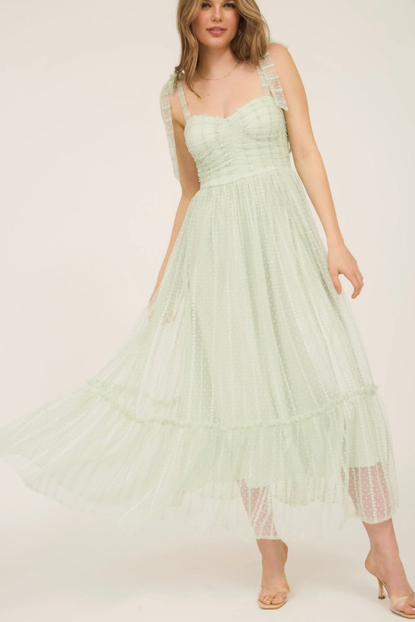 Portia Chiffon Corset Dress