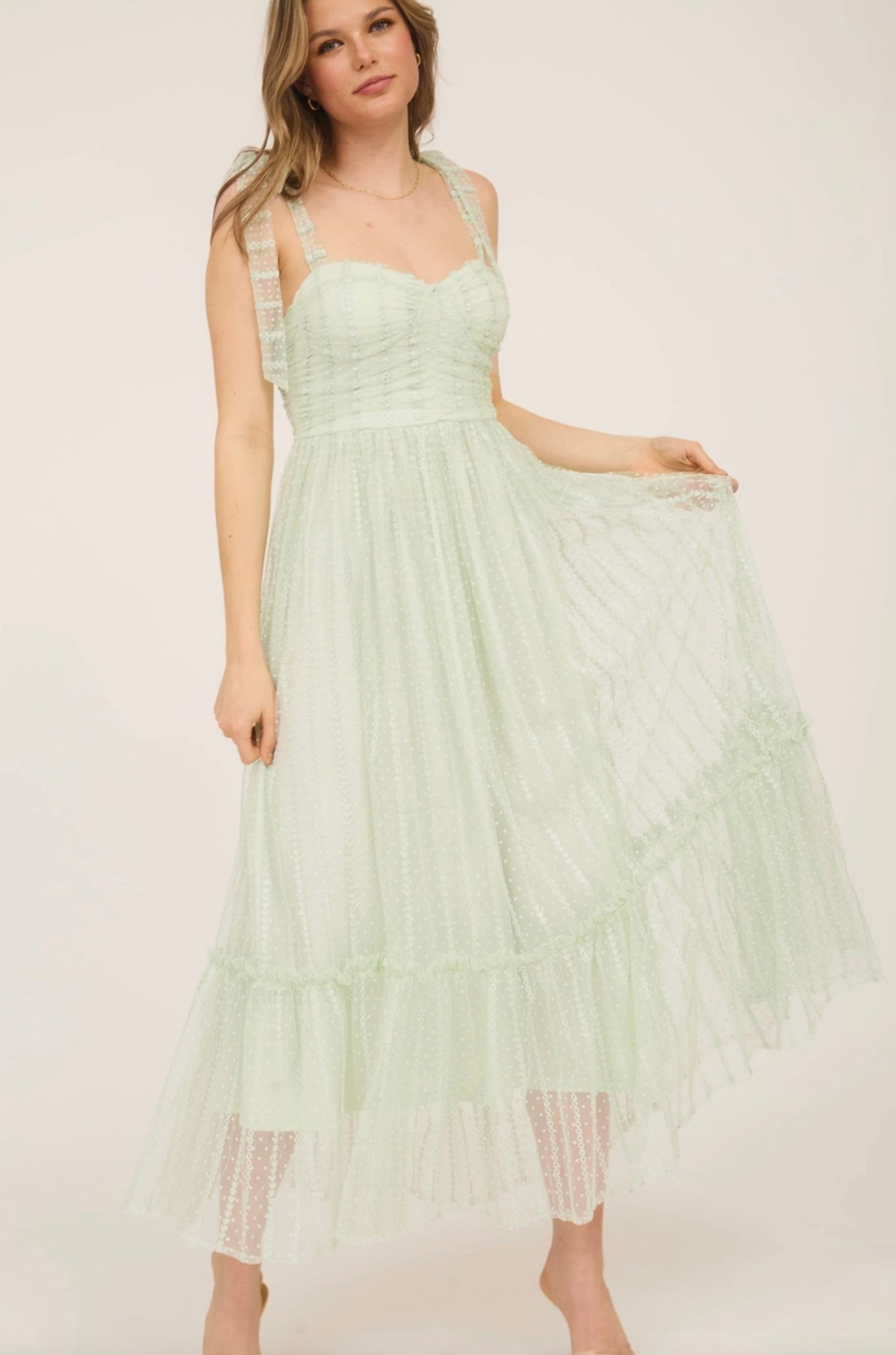 Portia Chiffon Corset Dress