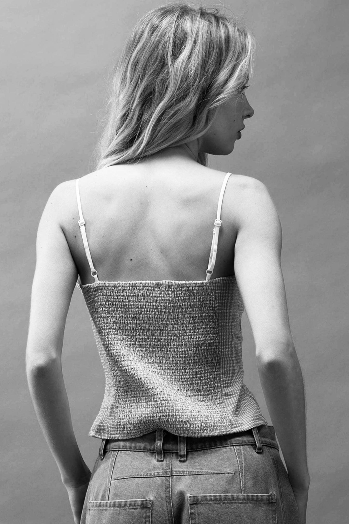Gina Gingham Bow Tank
