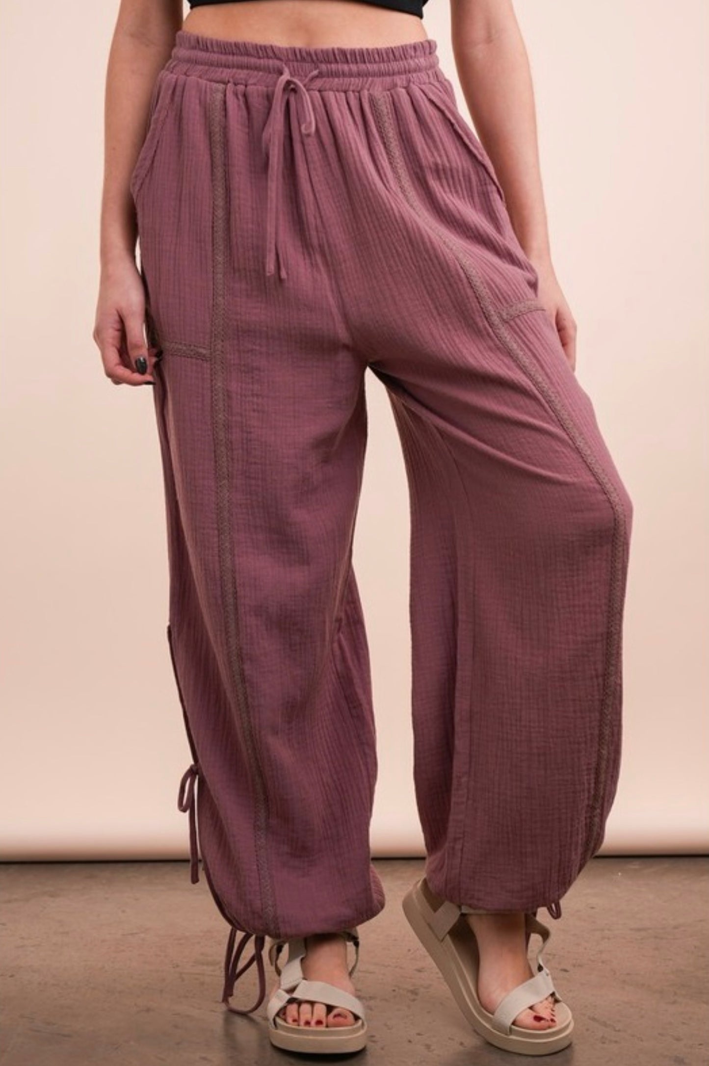 Mackenzie Tunnel Harem Pants - Three Colors