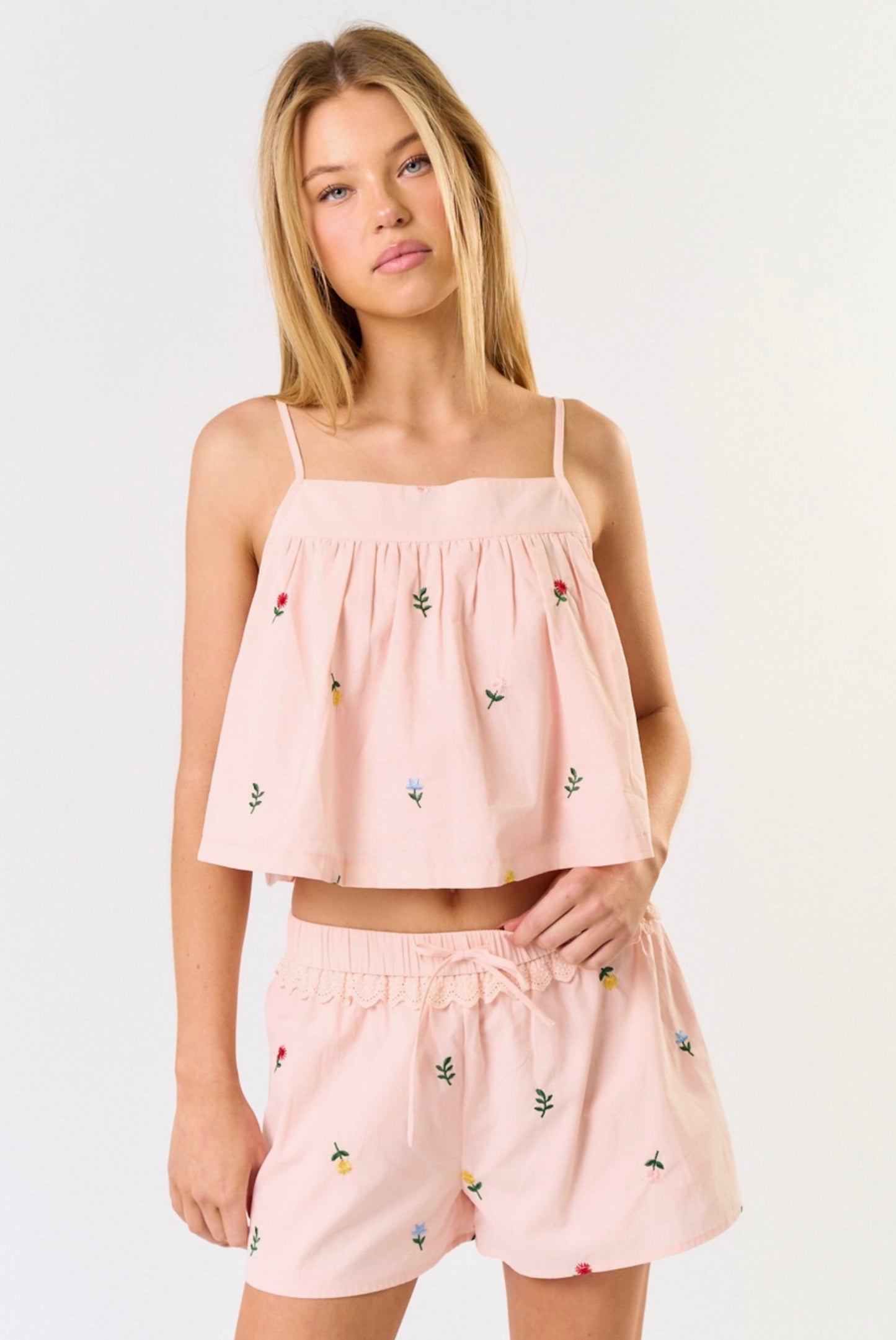 Rosalie Embroidered Tank