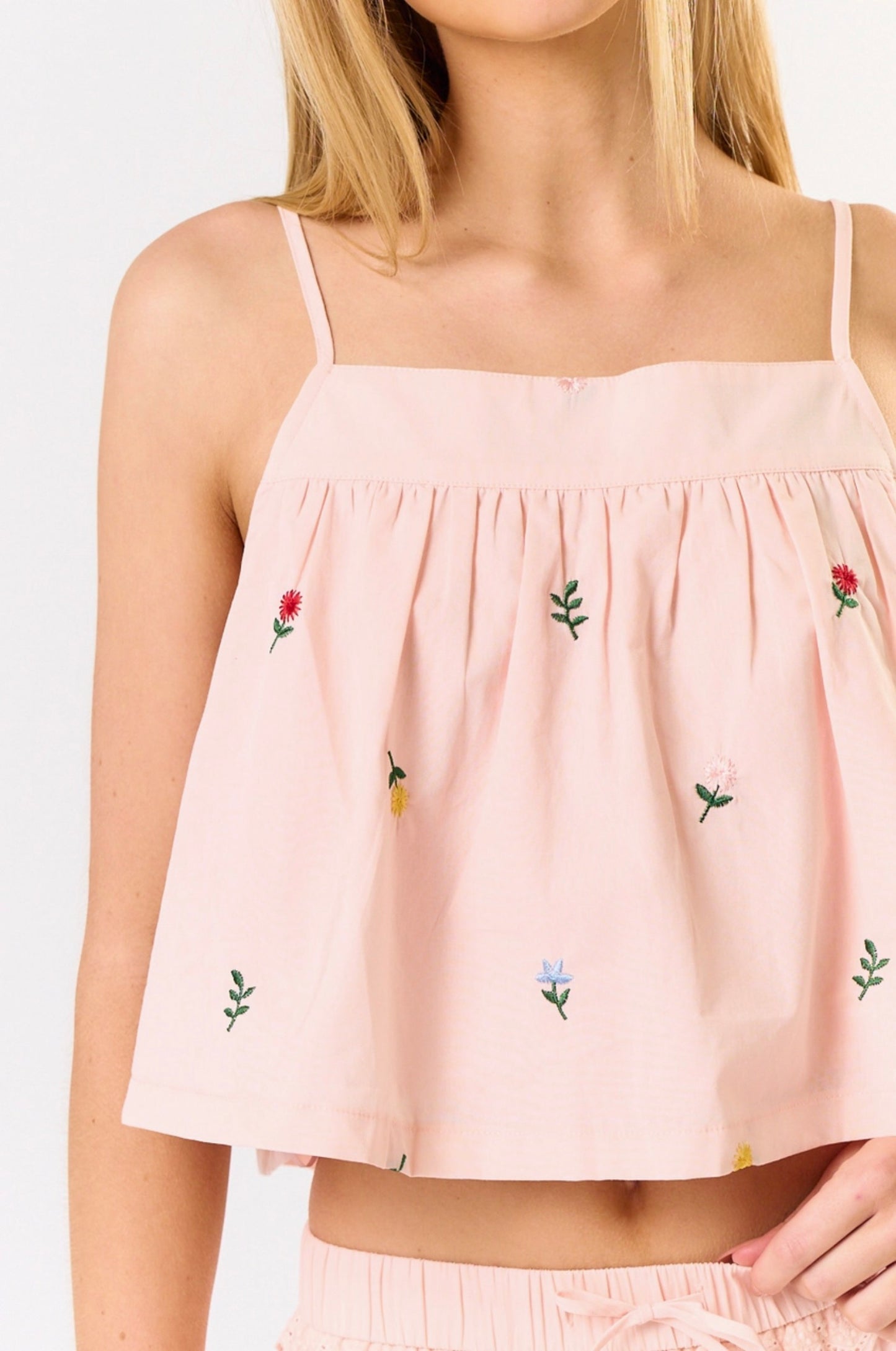 Rosalie Embroidered Tank