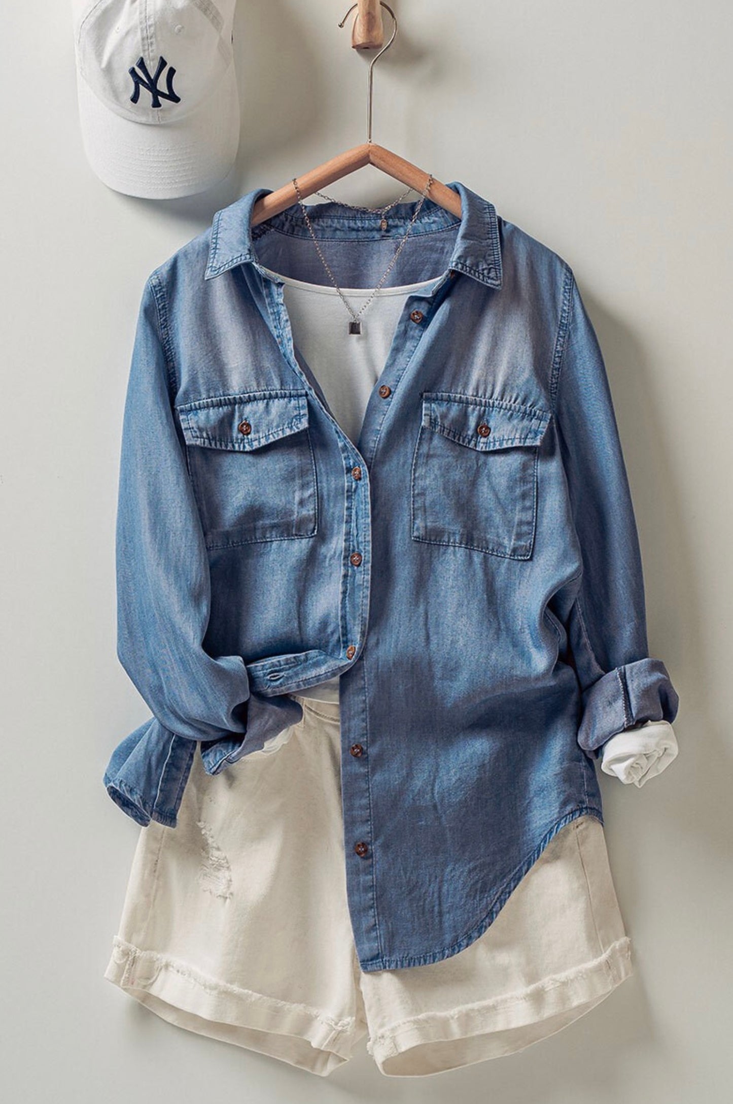 Khloe Chambray Shirt
