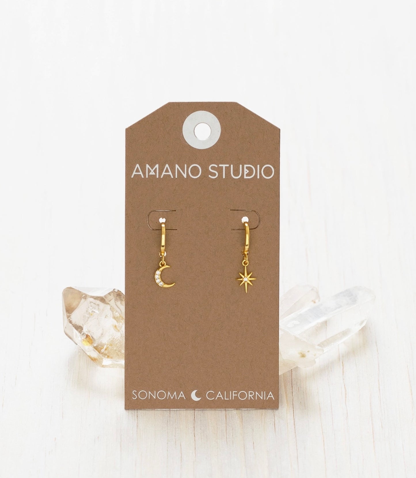 Celestial Huggie Earrings