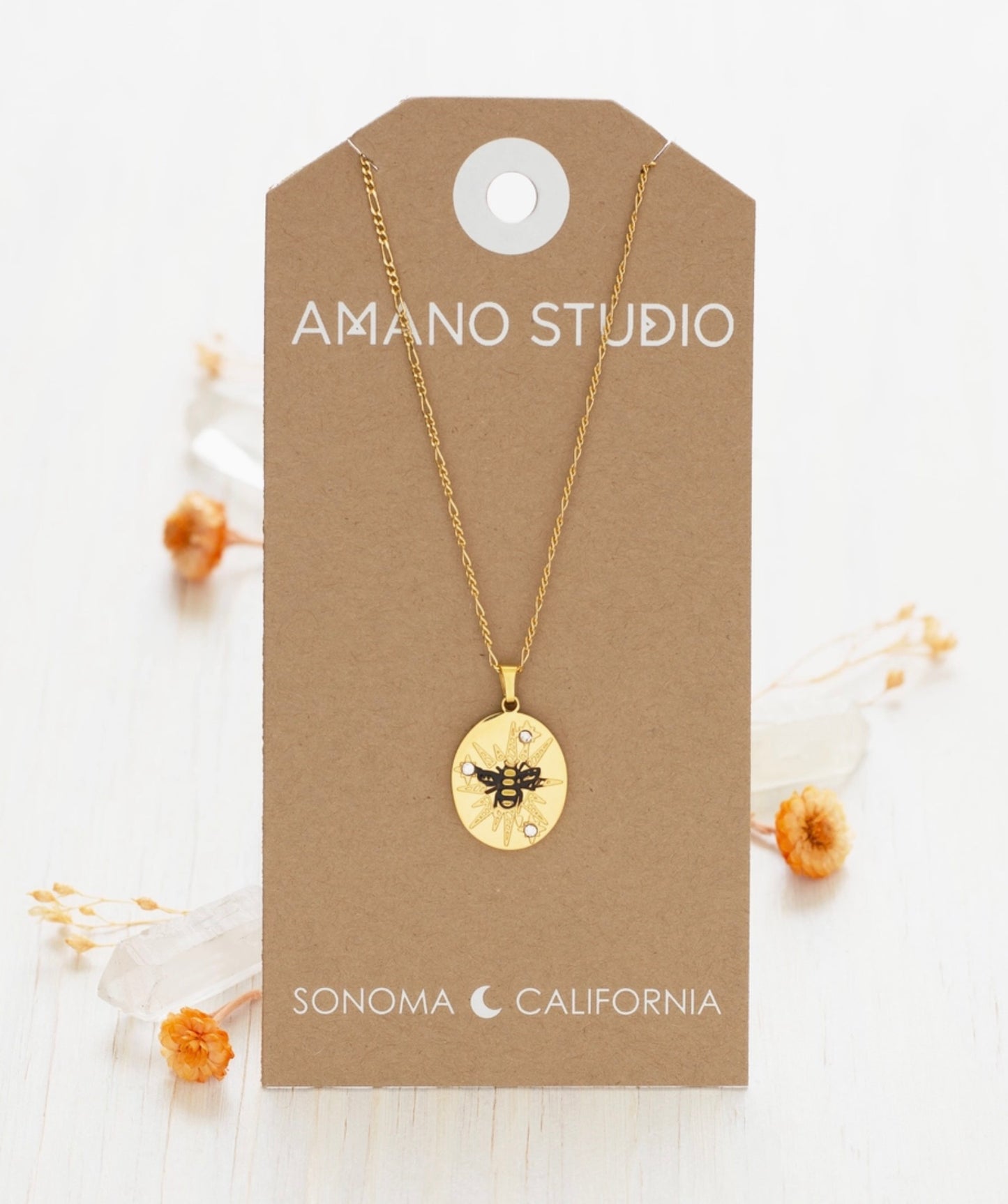 Royal Honey Bee Necklace