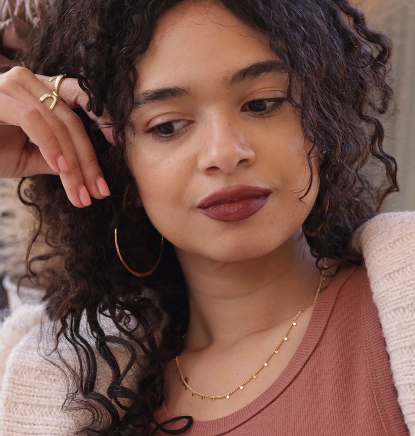 Shea Dainty Dot Necklace