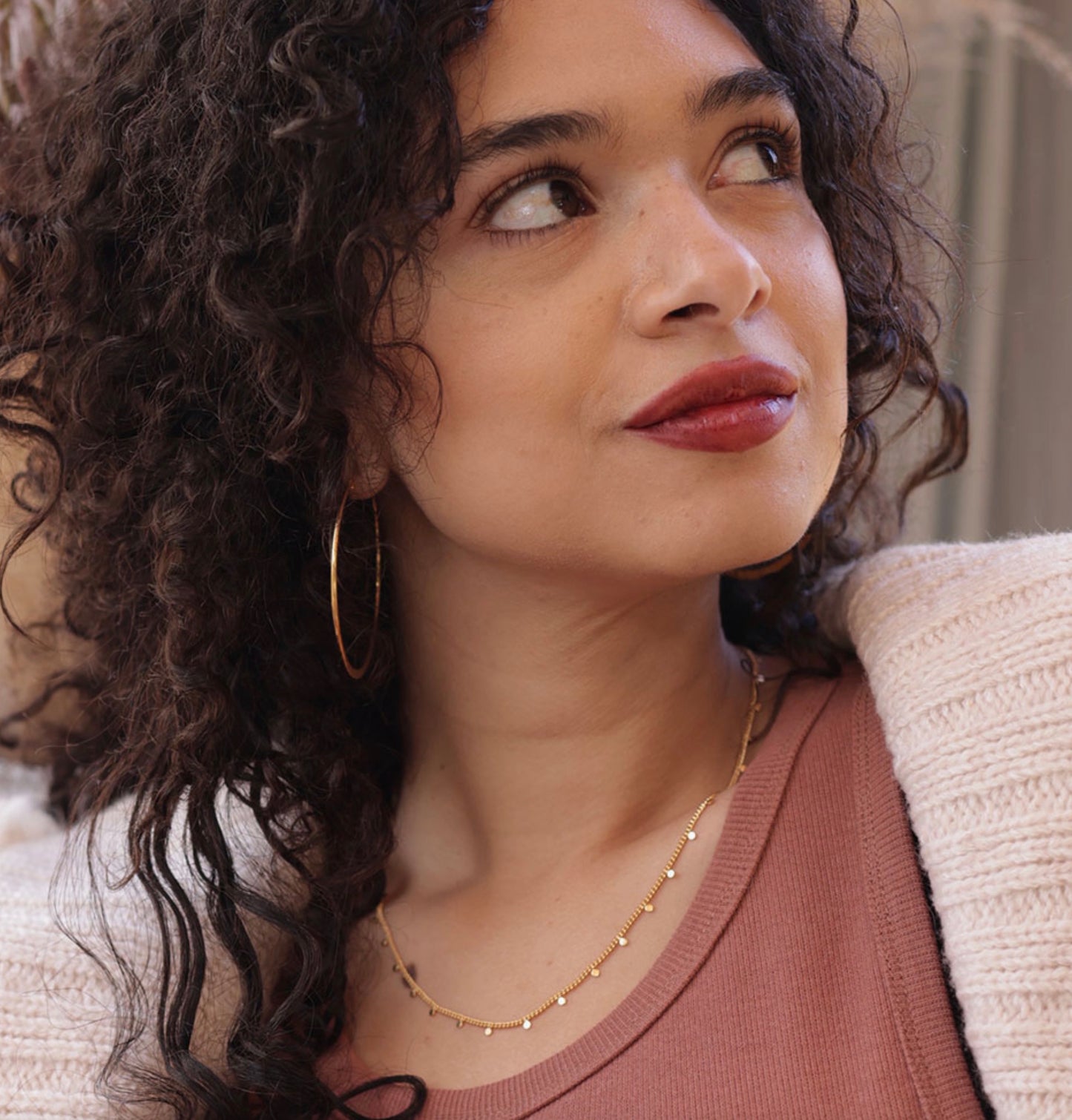 Shea Dainty Dot Necklace