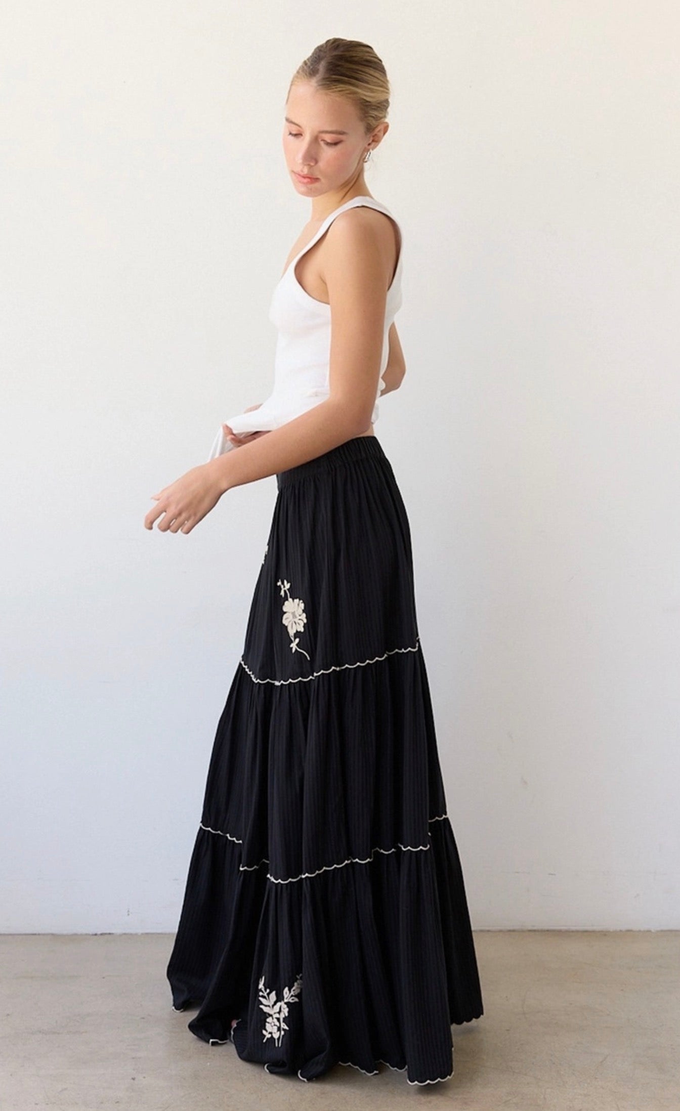 Reese Embroidered Skirt