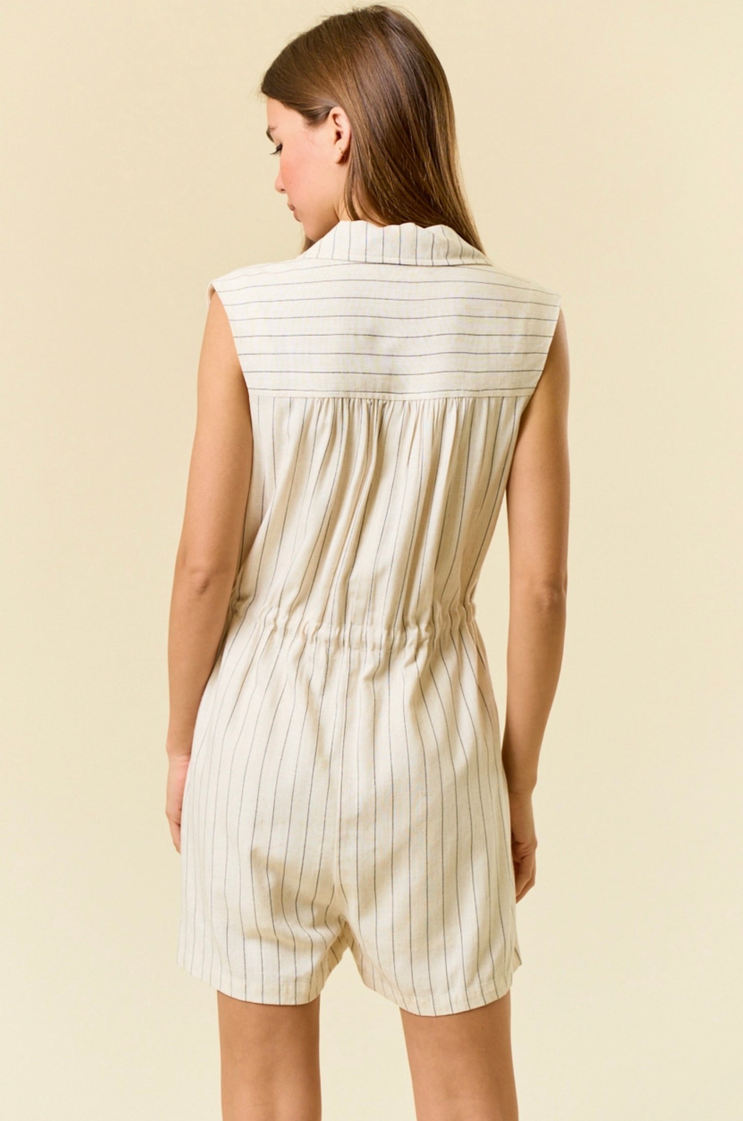 Lana Striped Romper
