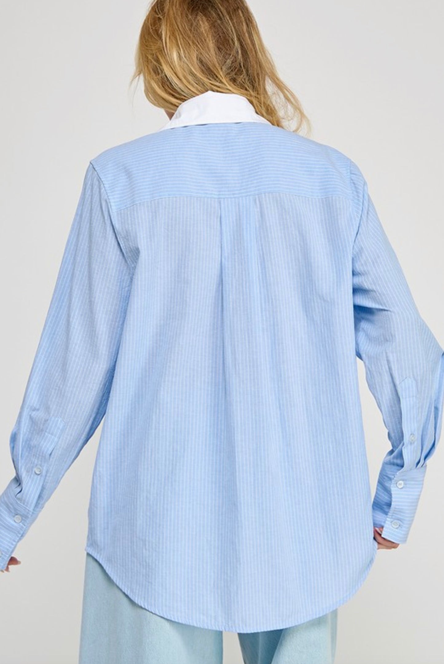 Chloe Contrast Boyfriend Shirt