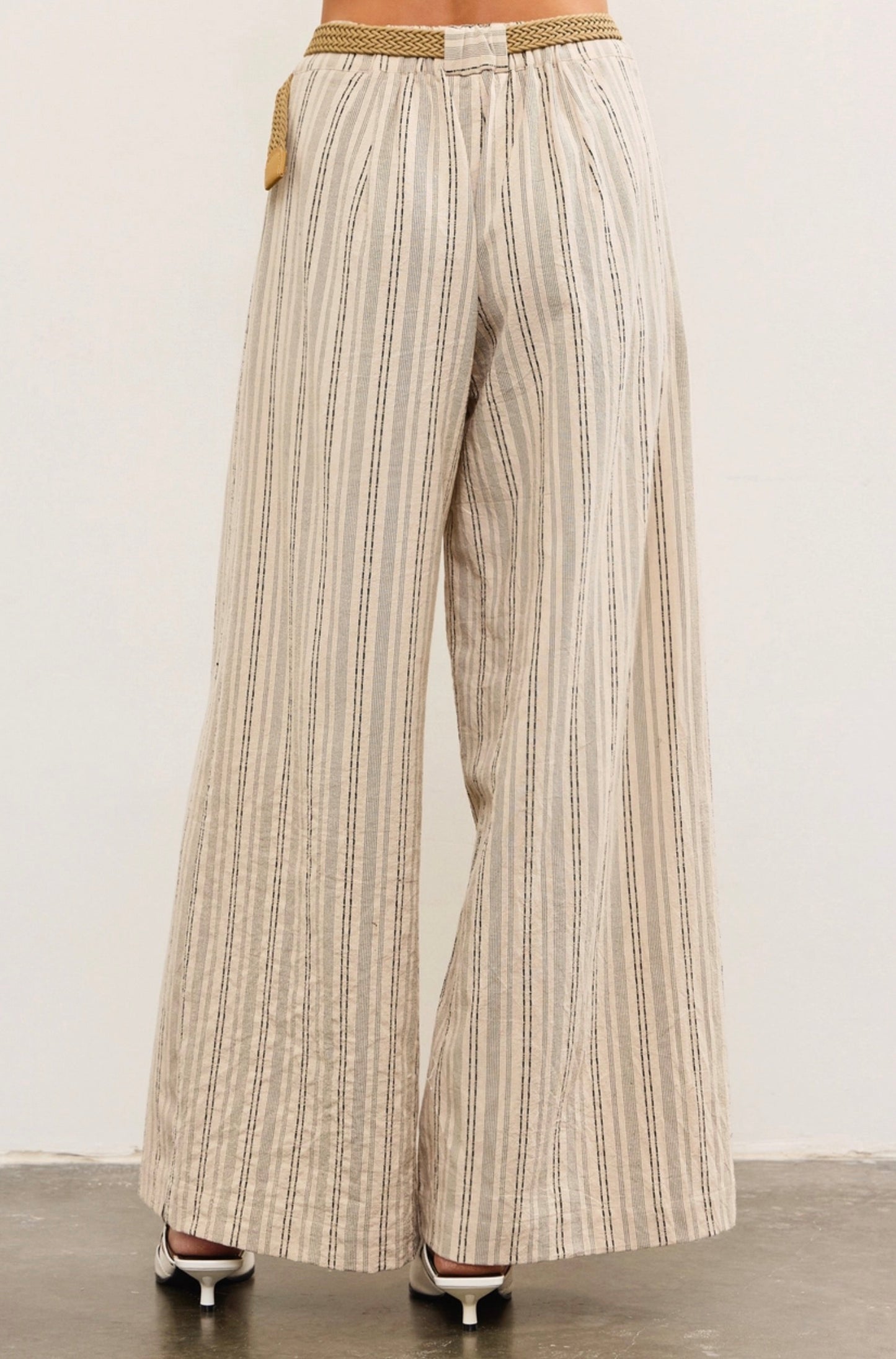 Blaire Belted Wide Leg Pants