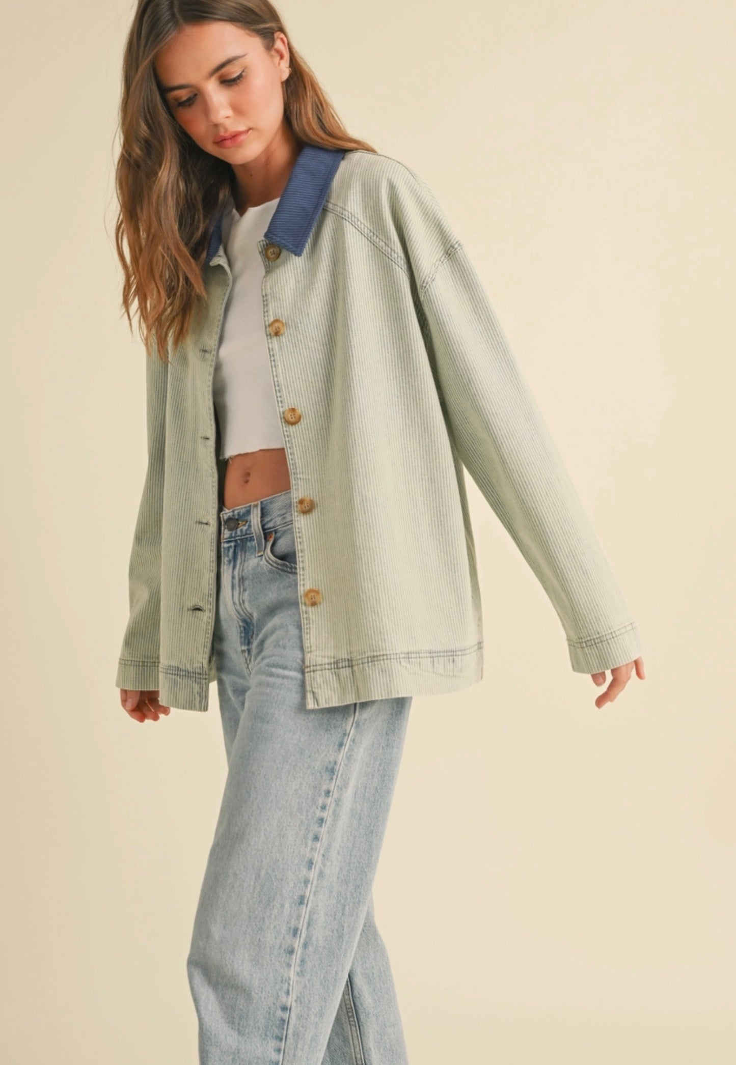 Noelle Contrast Barn Jacket