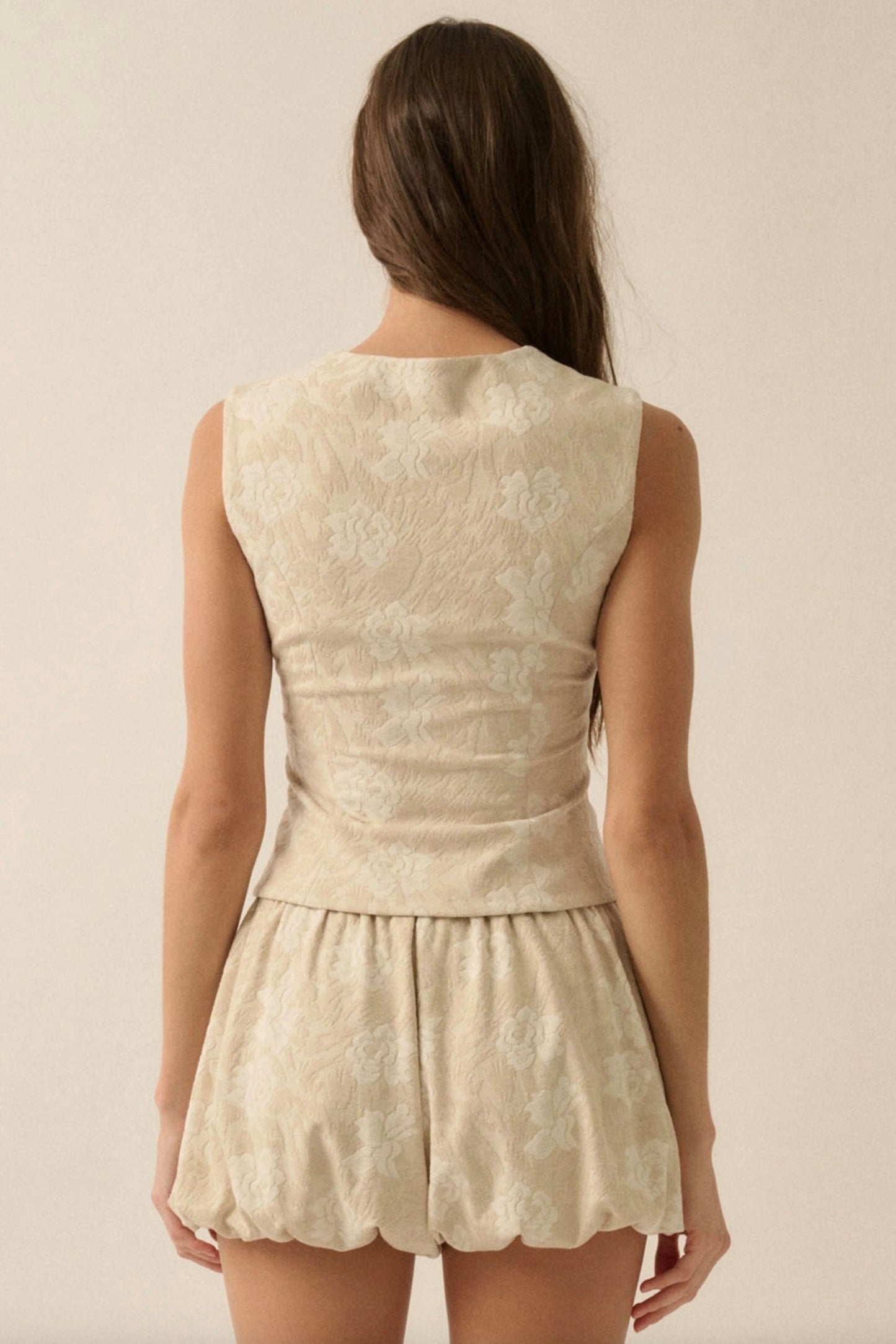 Renata Jacquard Corset Top