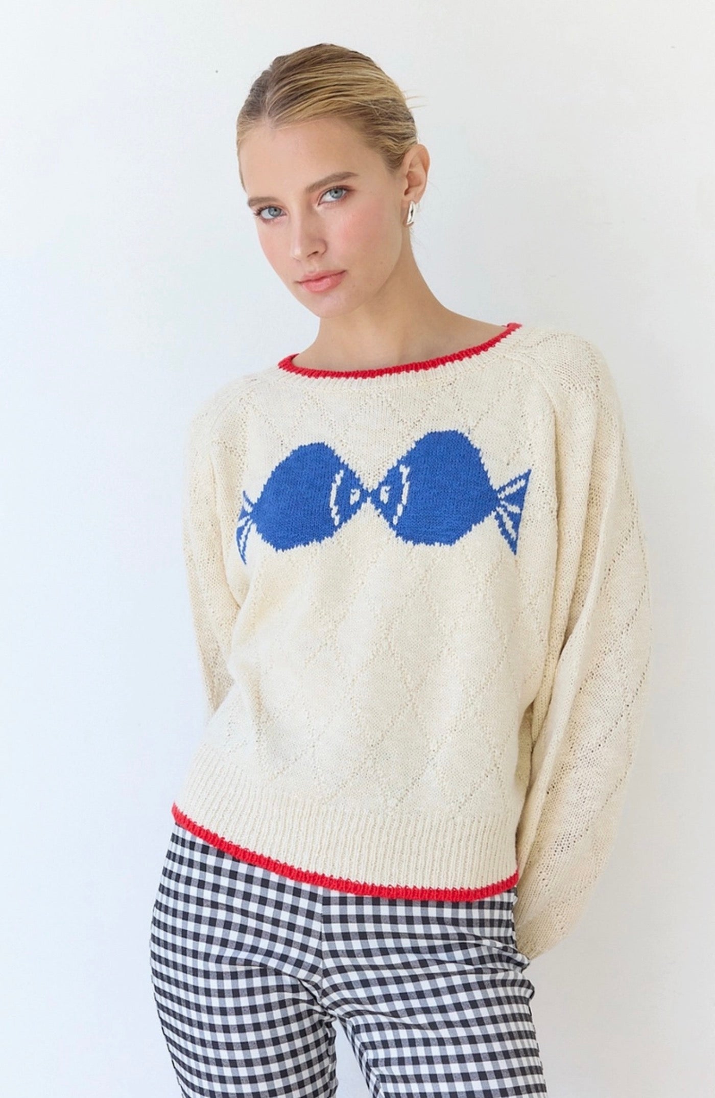 Kissing Fishes Coastal Sweater