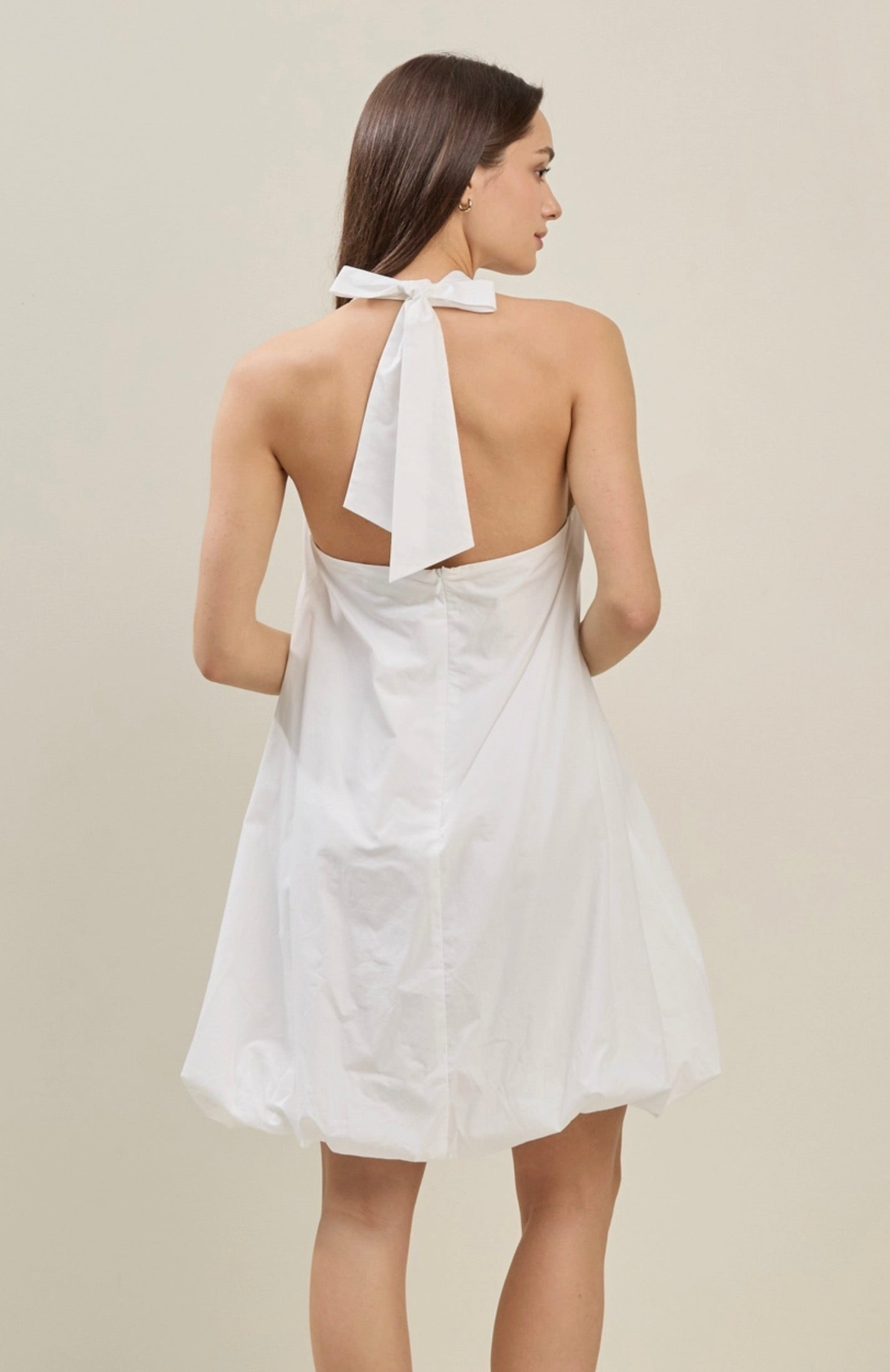 Serafina Bubble Halter Dress