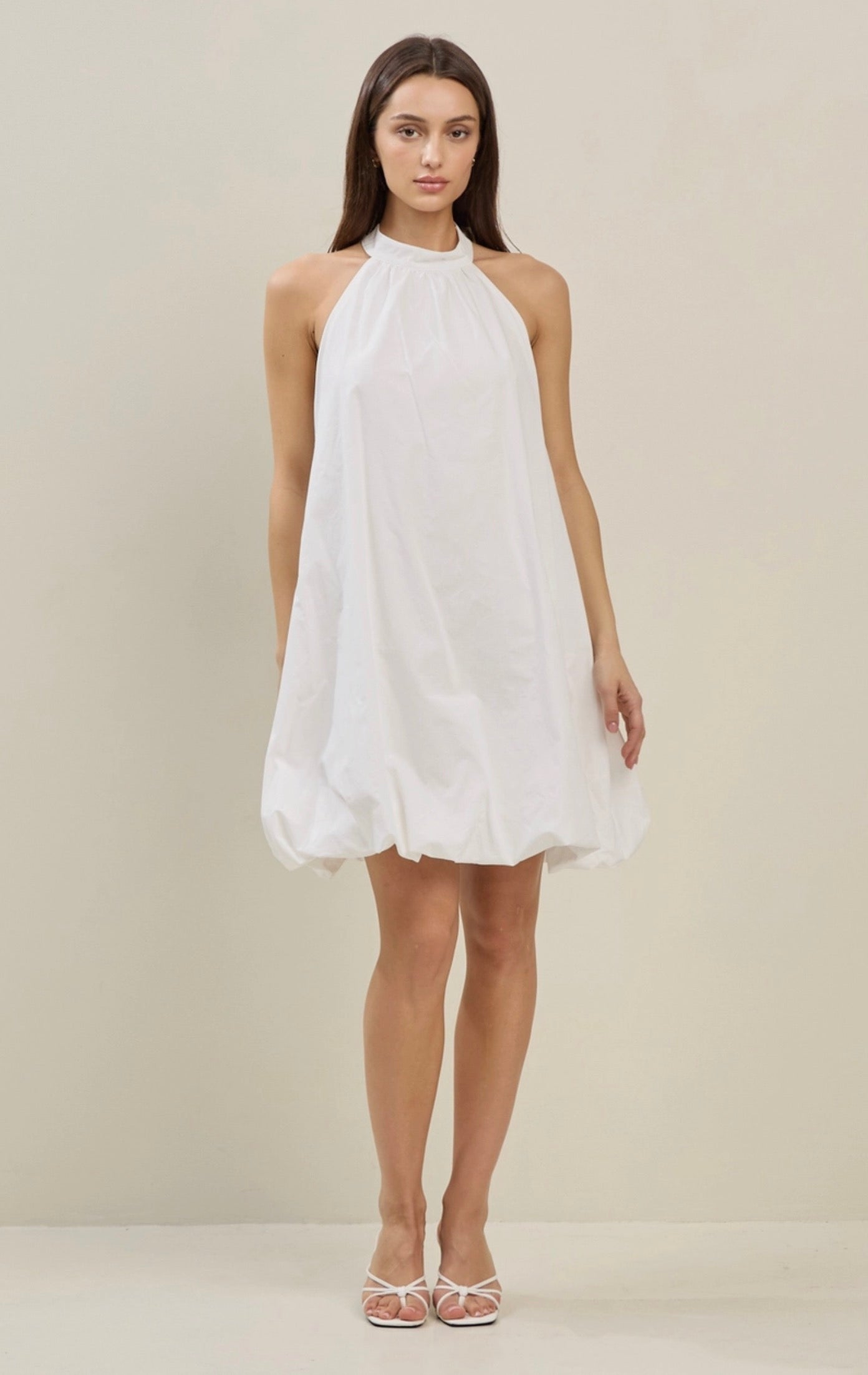 Serafina Bubble Halter Dress