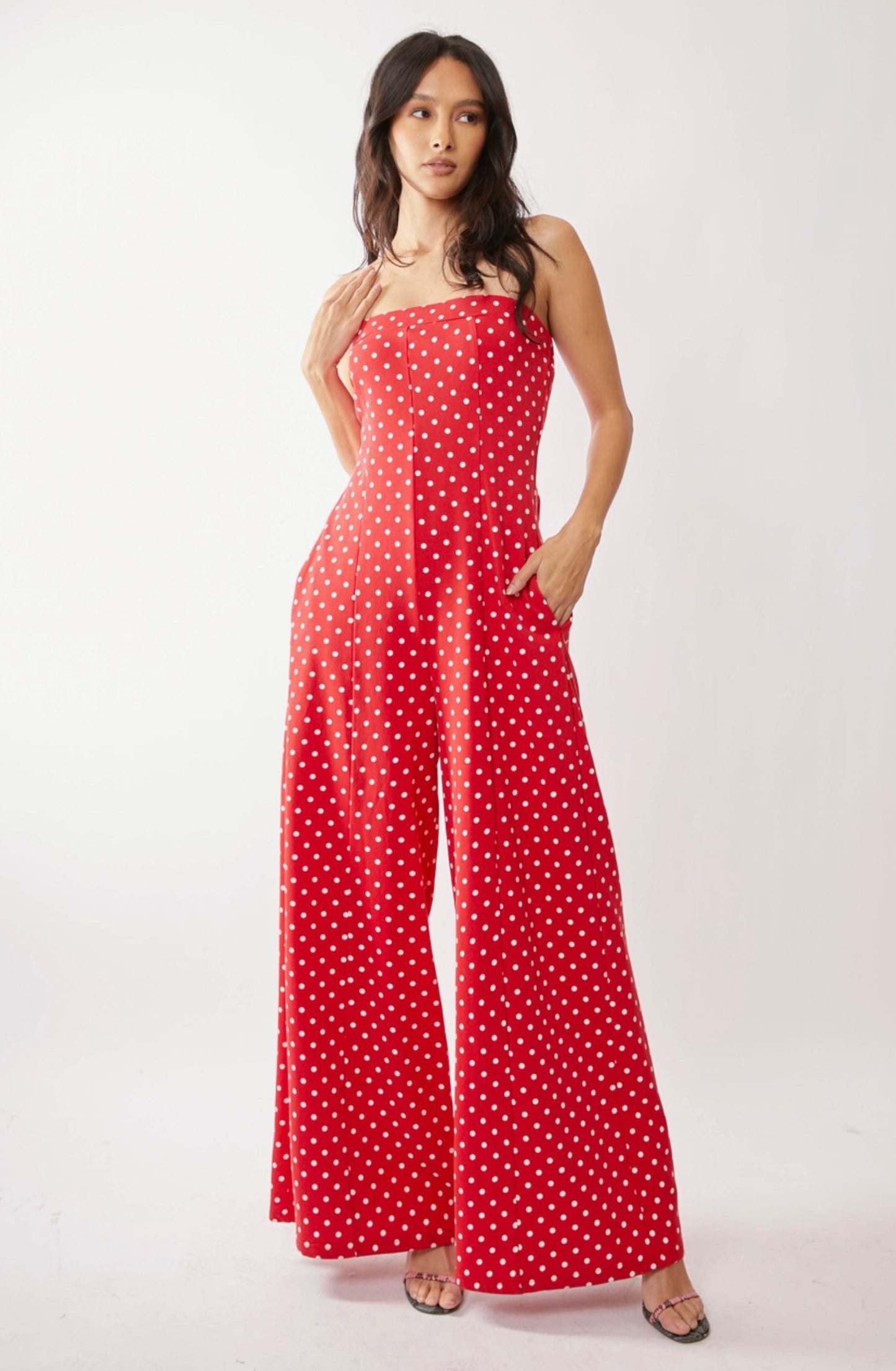 Meredith Polka Dot Jumpsuit
