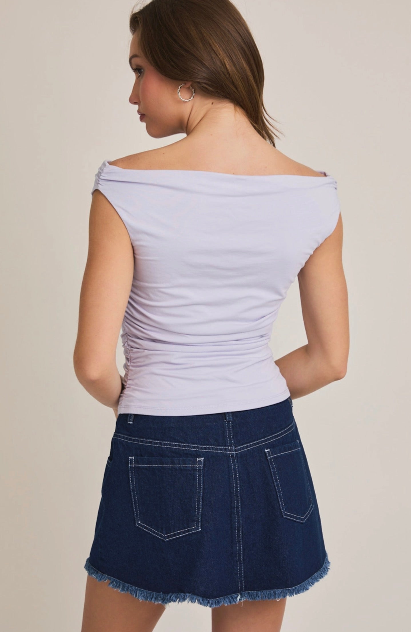Fiona Boat Neck Top
