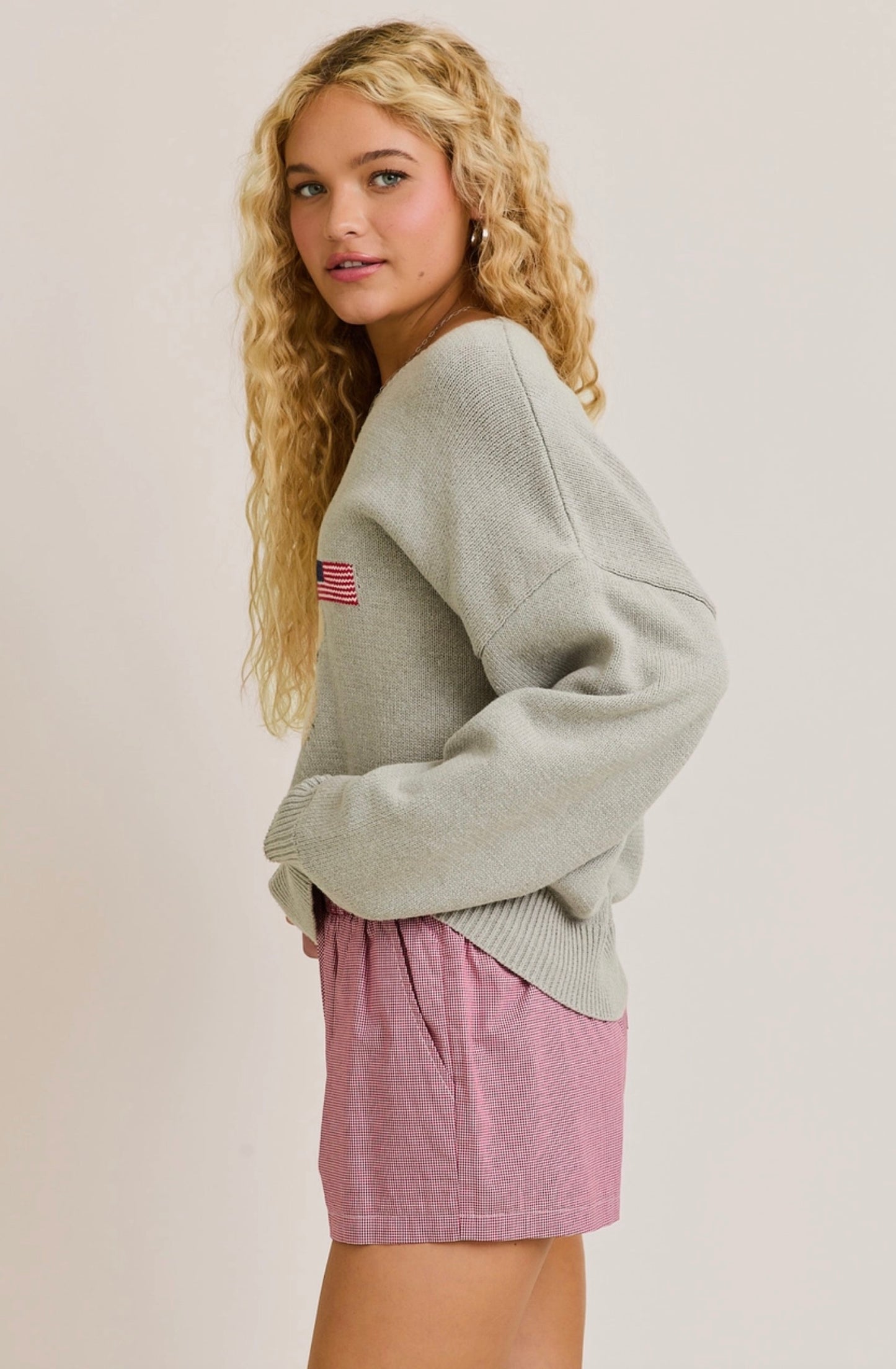 USA Teddy Bear Sweater
