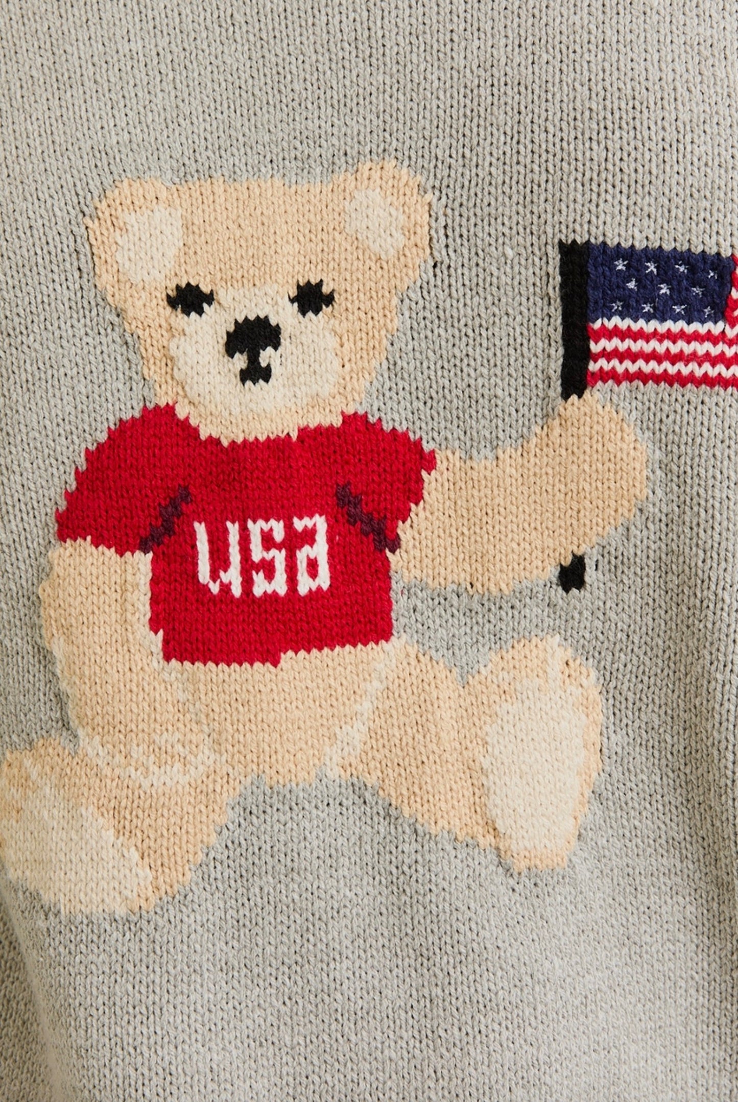 USA Teddy Bear Sweater