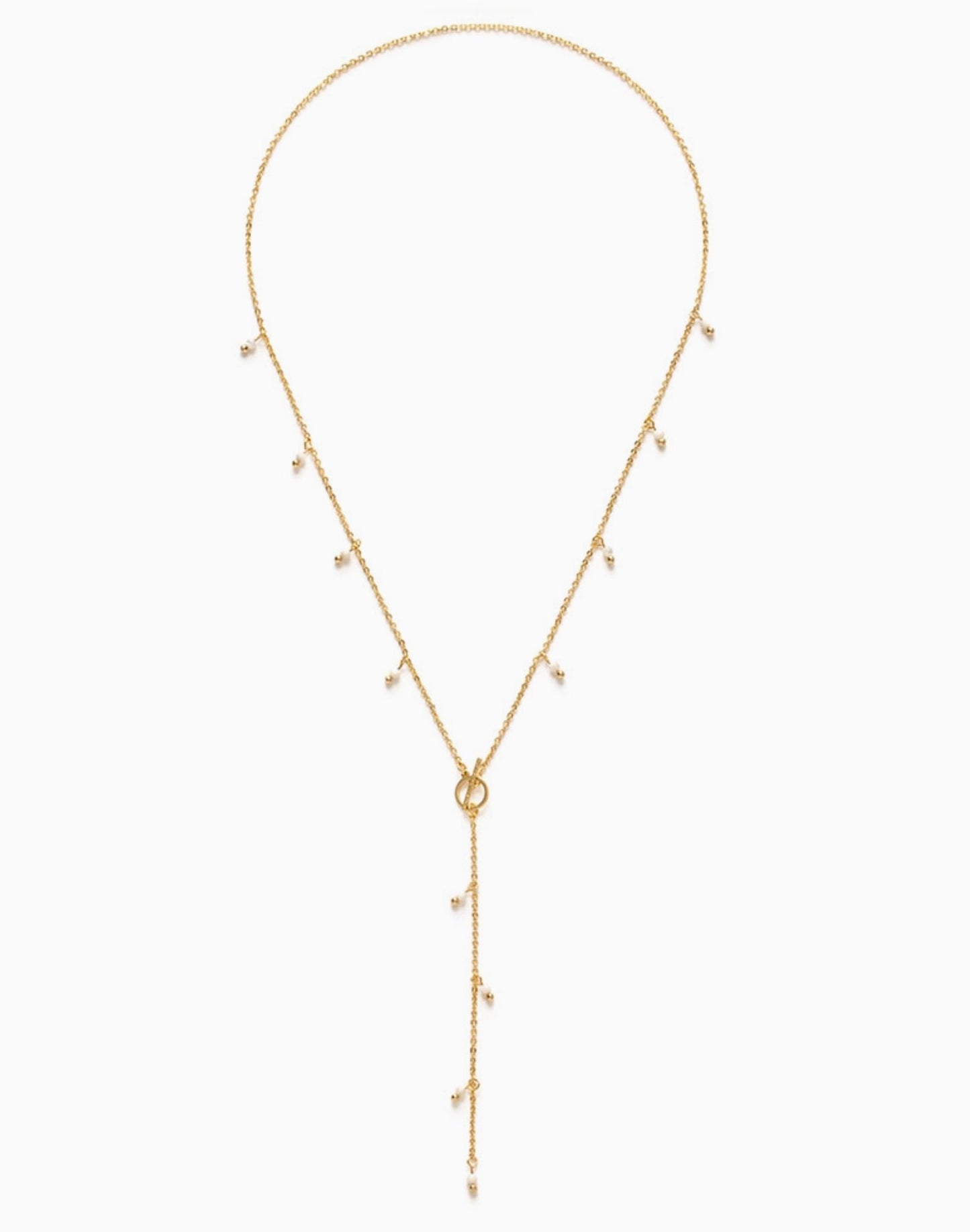 Mia Beaded Lariat Necklace