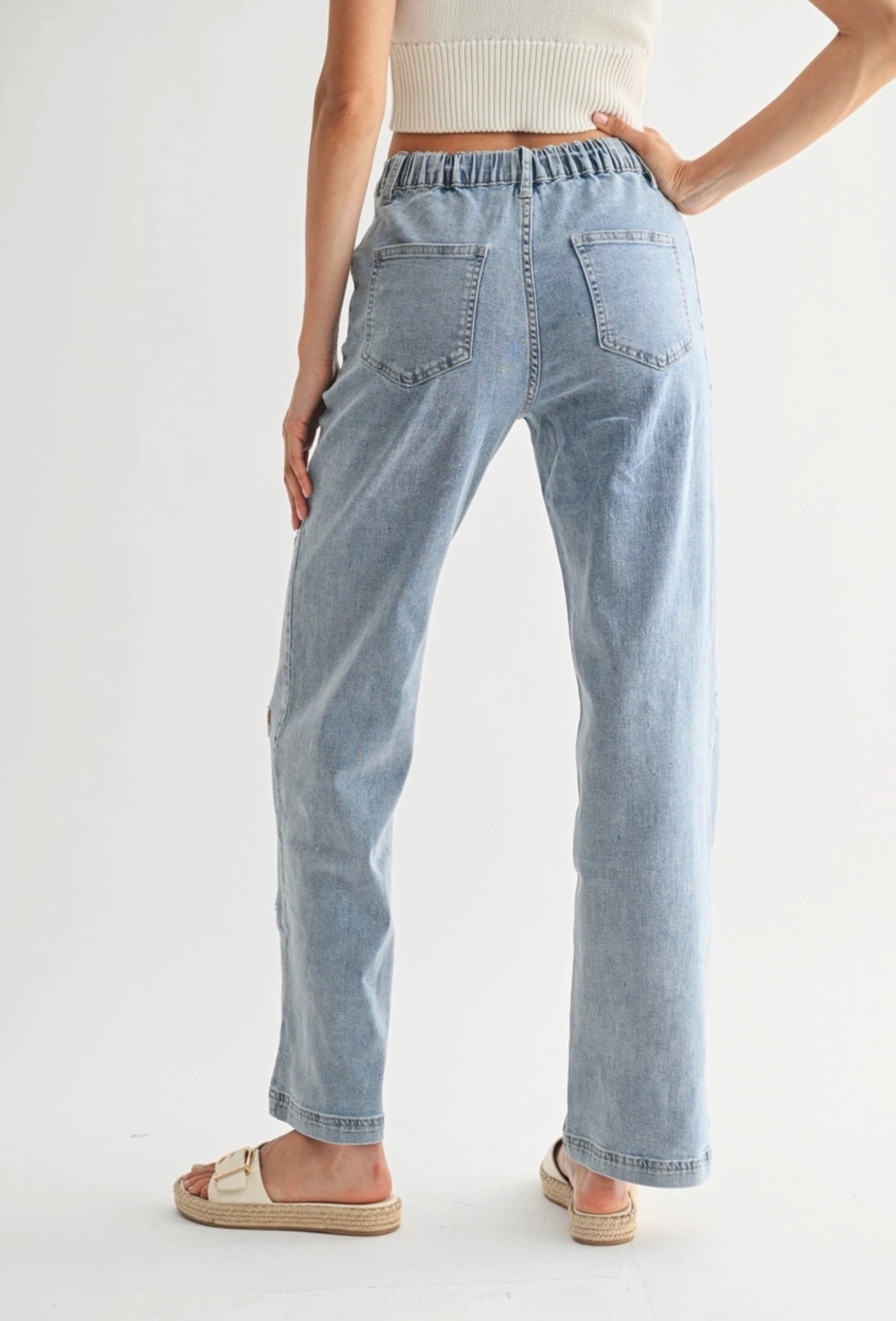 Gina Embroidered Jeans