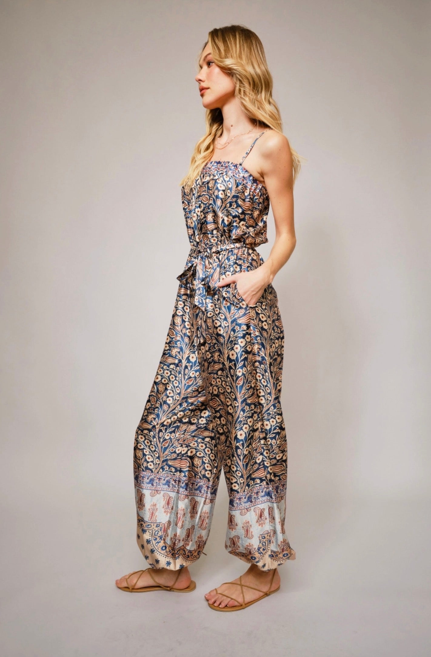Sedona Satin Jumpsuit