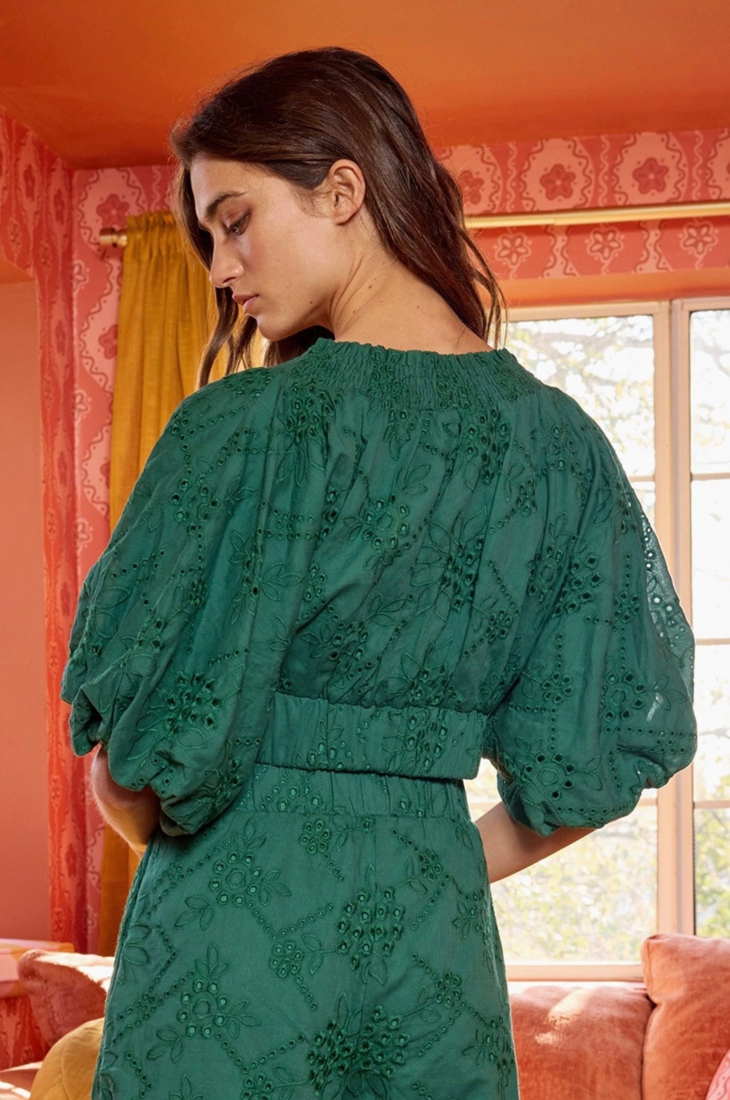 Cecelia Eyelet Top