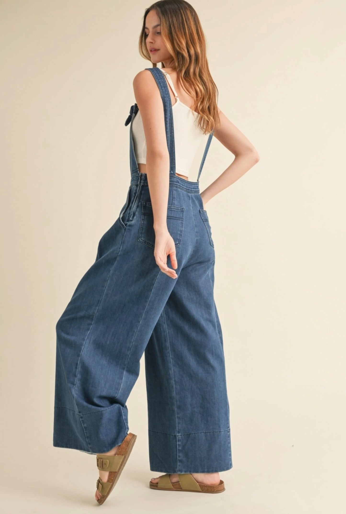 Peyton Wide Leg Overalls