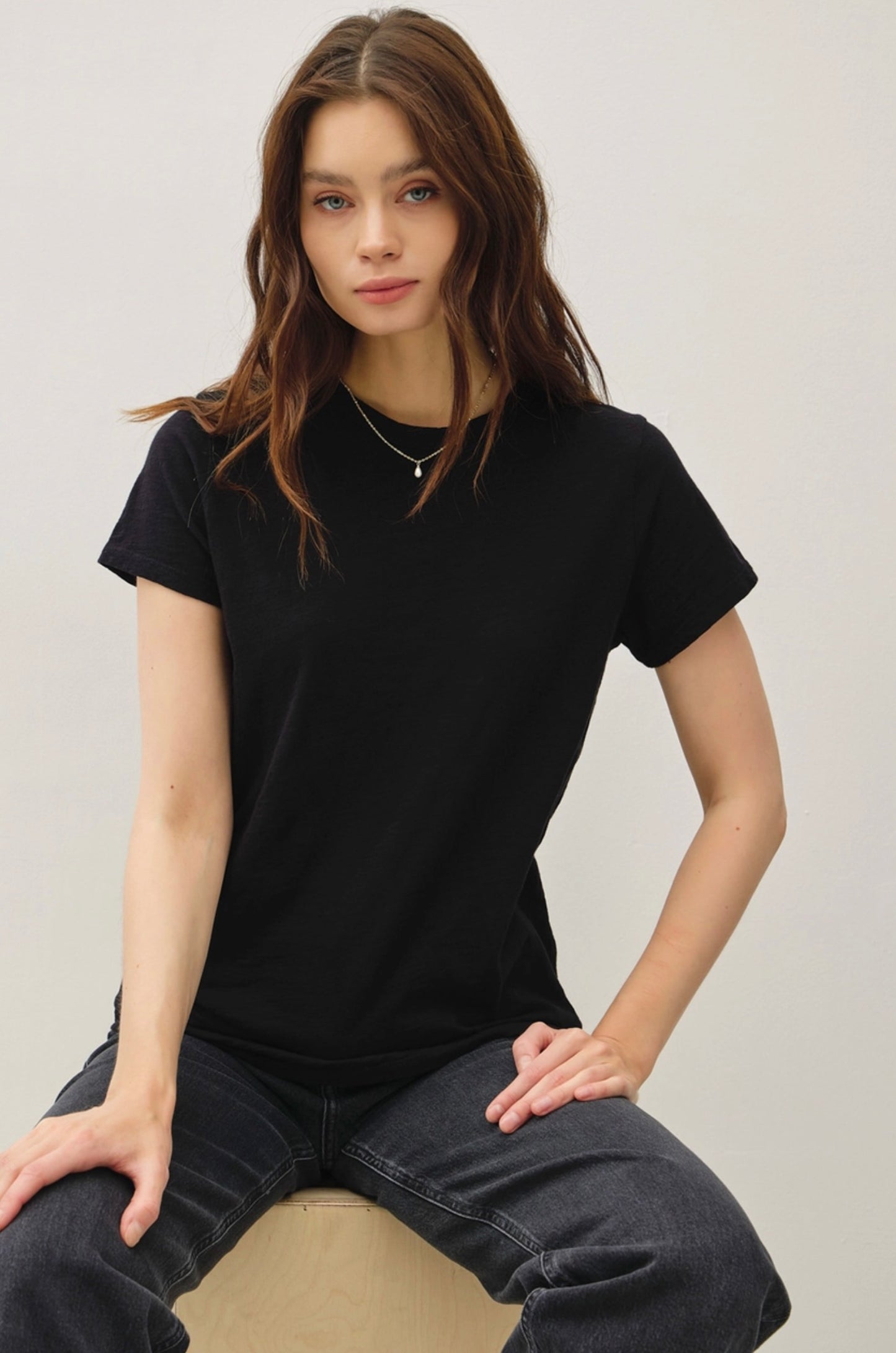Josie Basic Tee - Four Colors