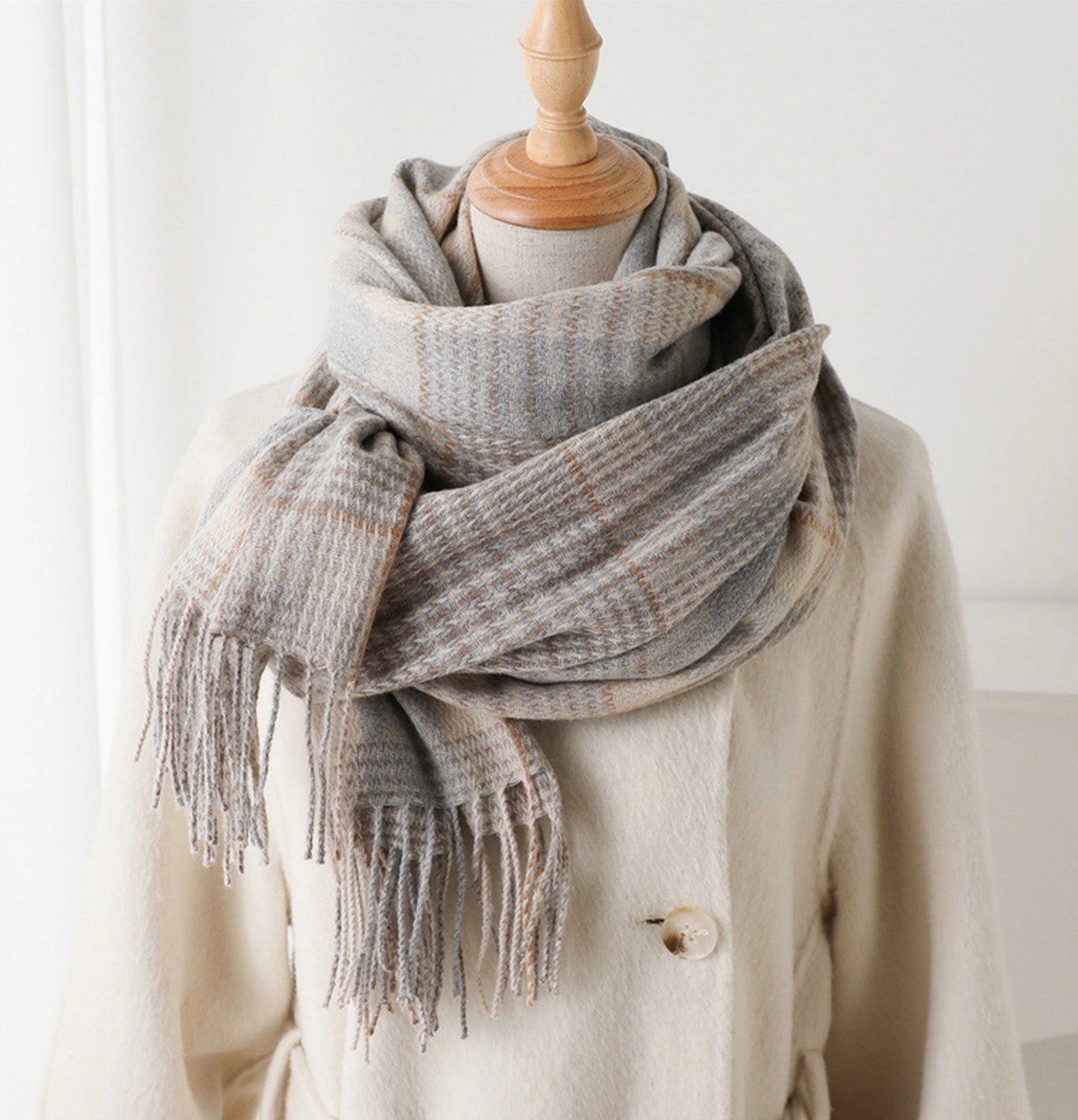 Harlow Plaid Scarf - Four Colors