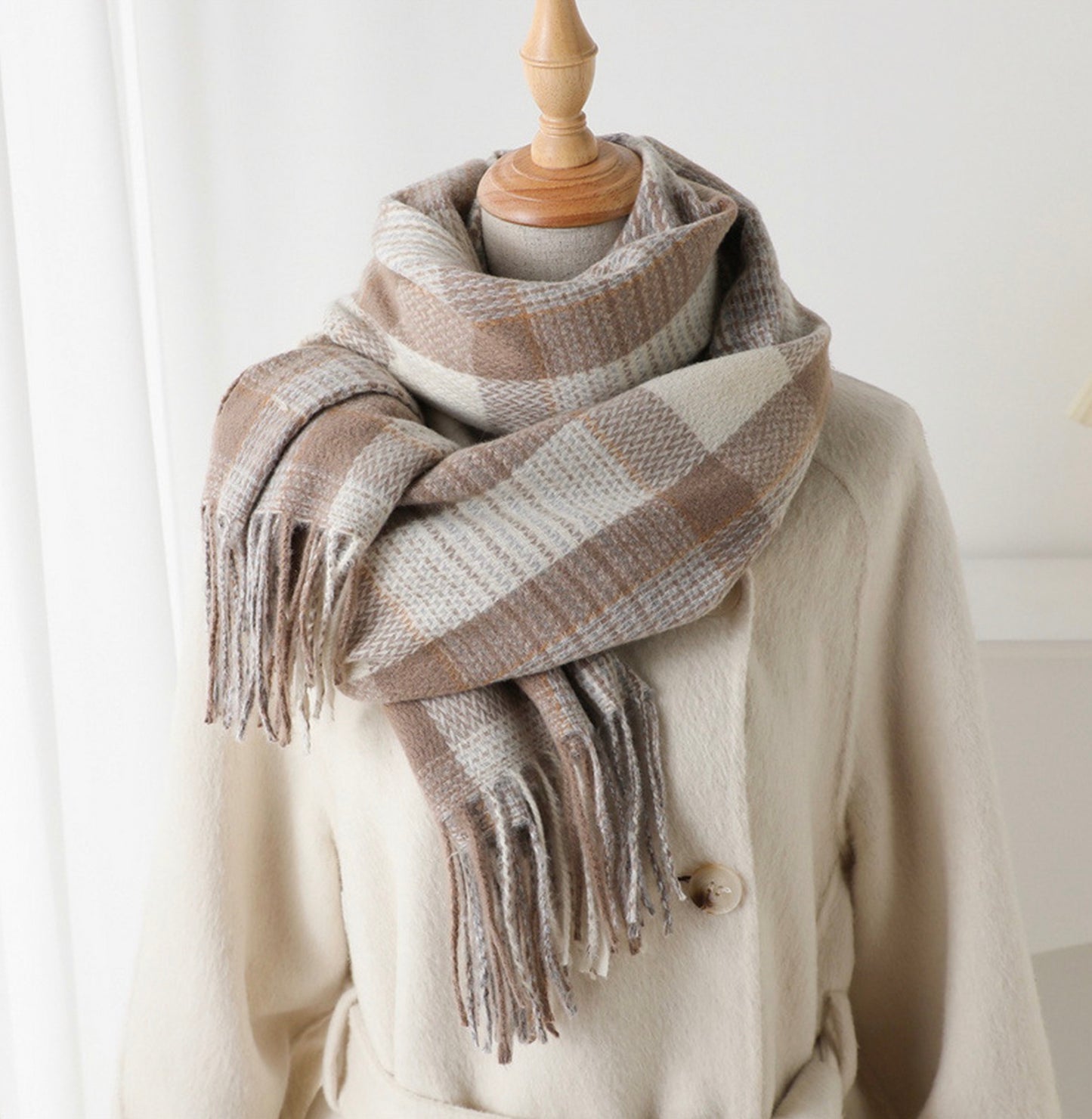Harlow Plaid Scarf - Four Colors