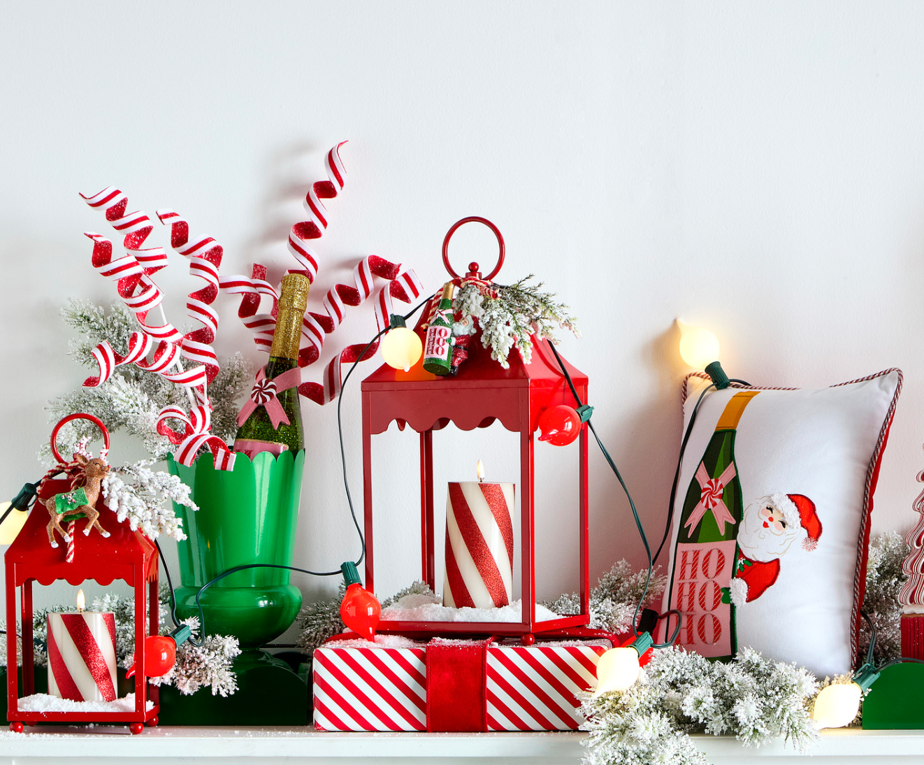 4" Sugared Bottled Cheer Ornament