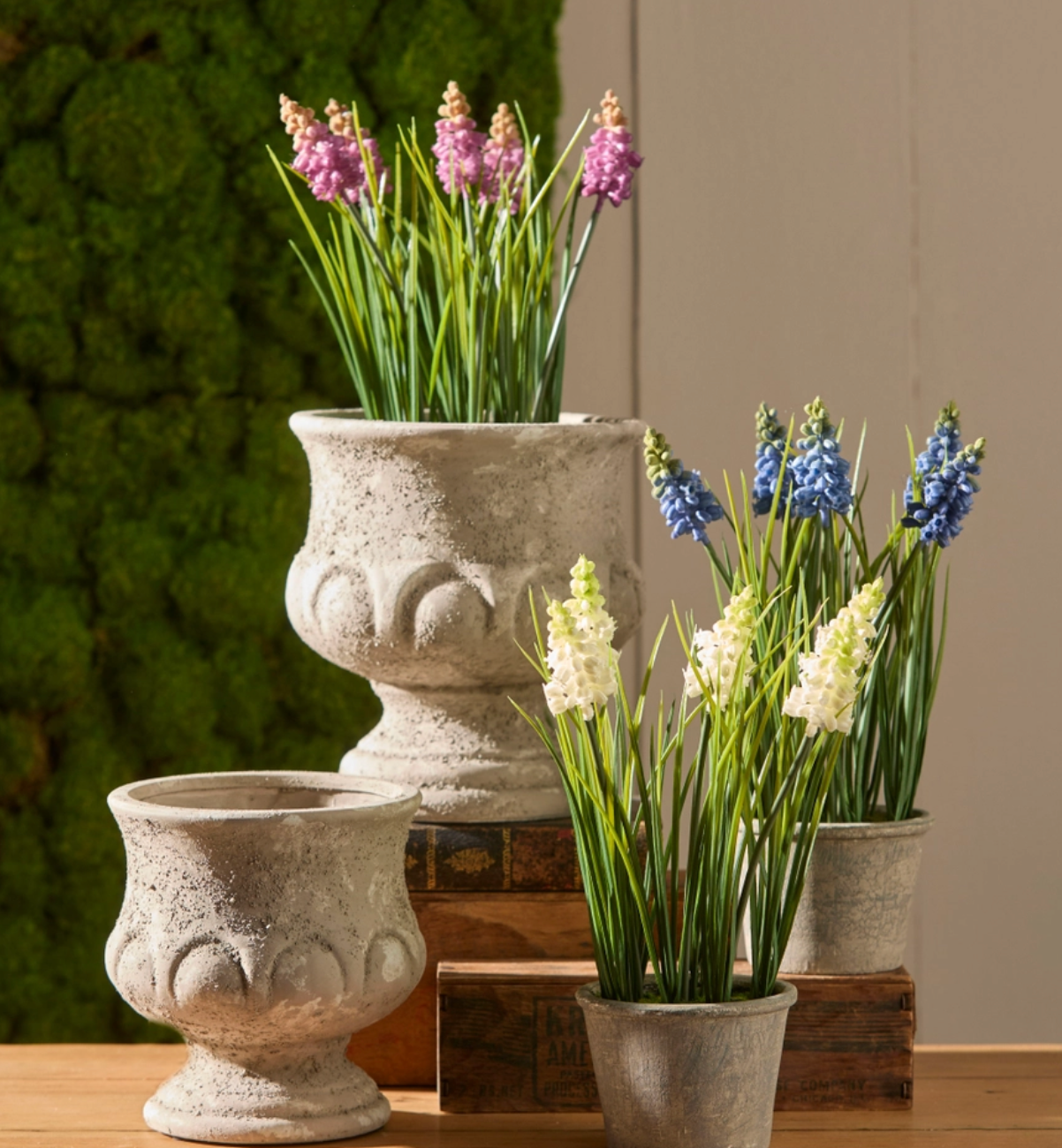 8" Concrete Finish Urn