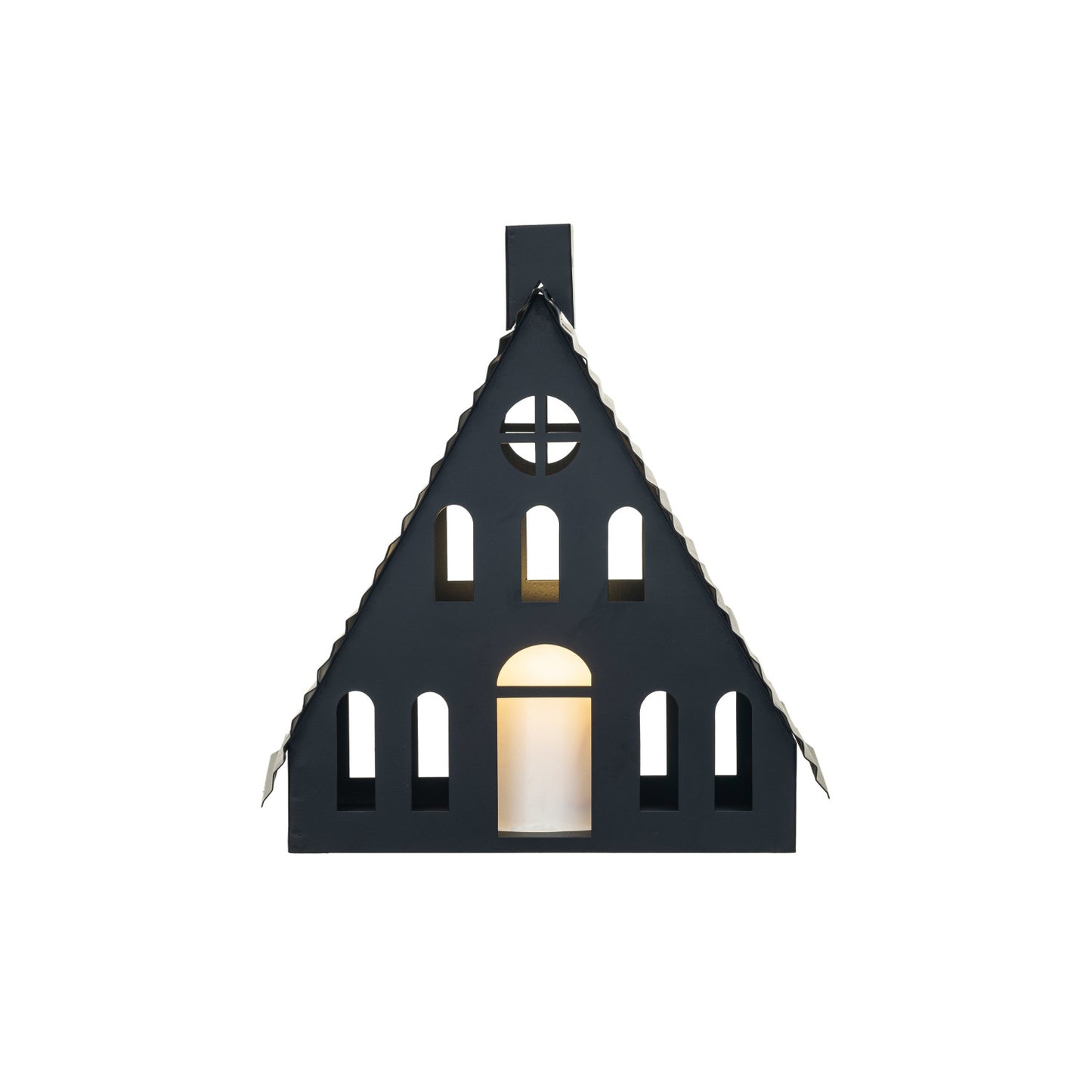 LED Black Metal Houses