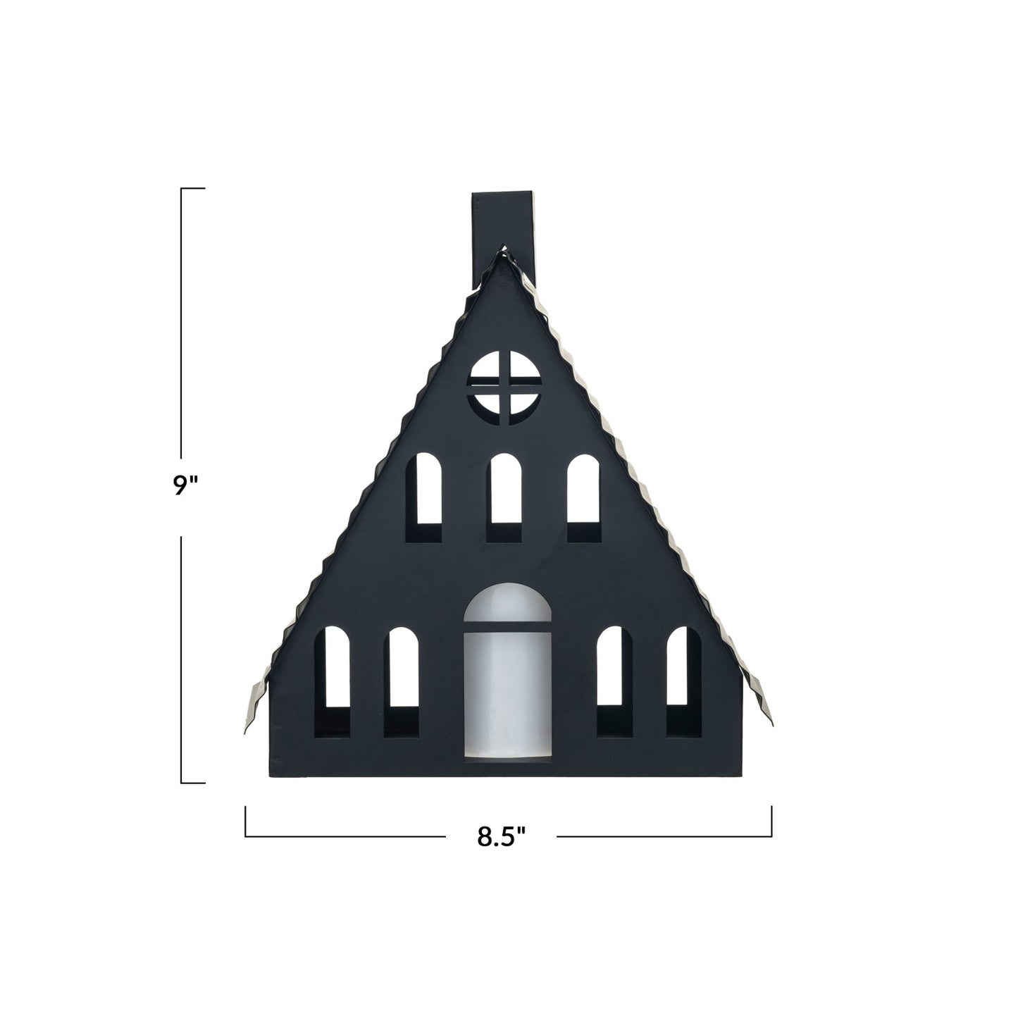 LED Black Metal Houses