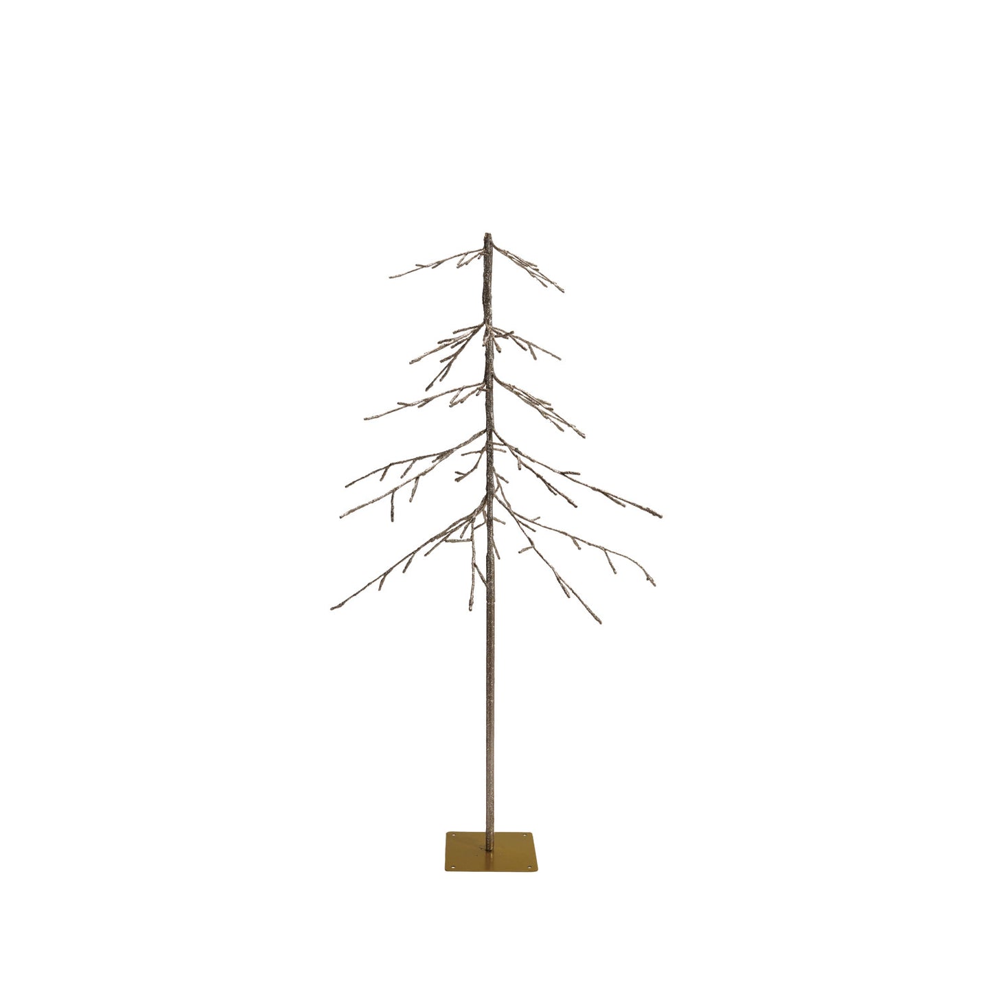 Pre-Lit Plastic Tree with Plug & LED Lights - Two Sizes