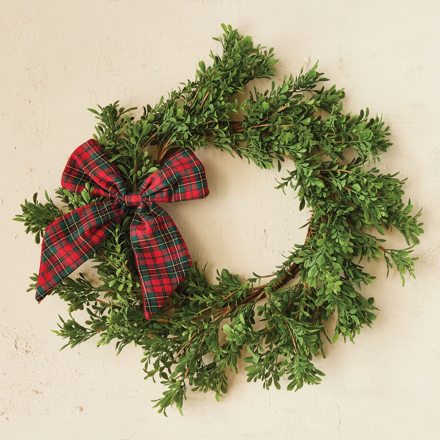 11" Christmas Plaid Bow Clip